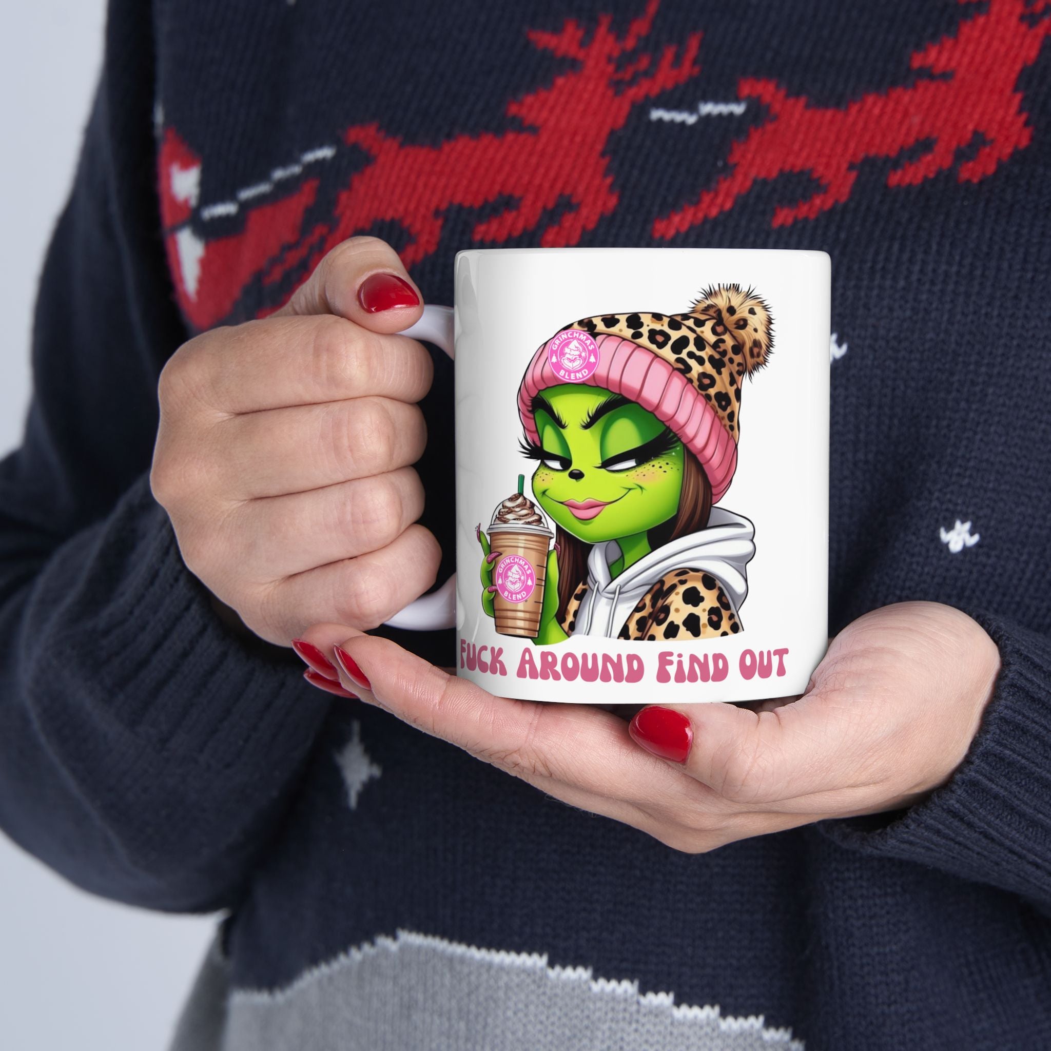 FA/FO Fun and Sassy Ceramic Mug | Cute Coffee Cup | Gift for Crazy Plant Lovers | Motivational Mug | Home Decor | Birthday Gift