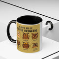 Coffee Mug — “A Hoo’s Hoo of Coffee Drinkers” Owl Coffee Chart Accent Mug