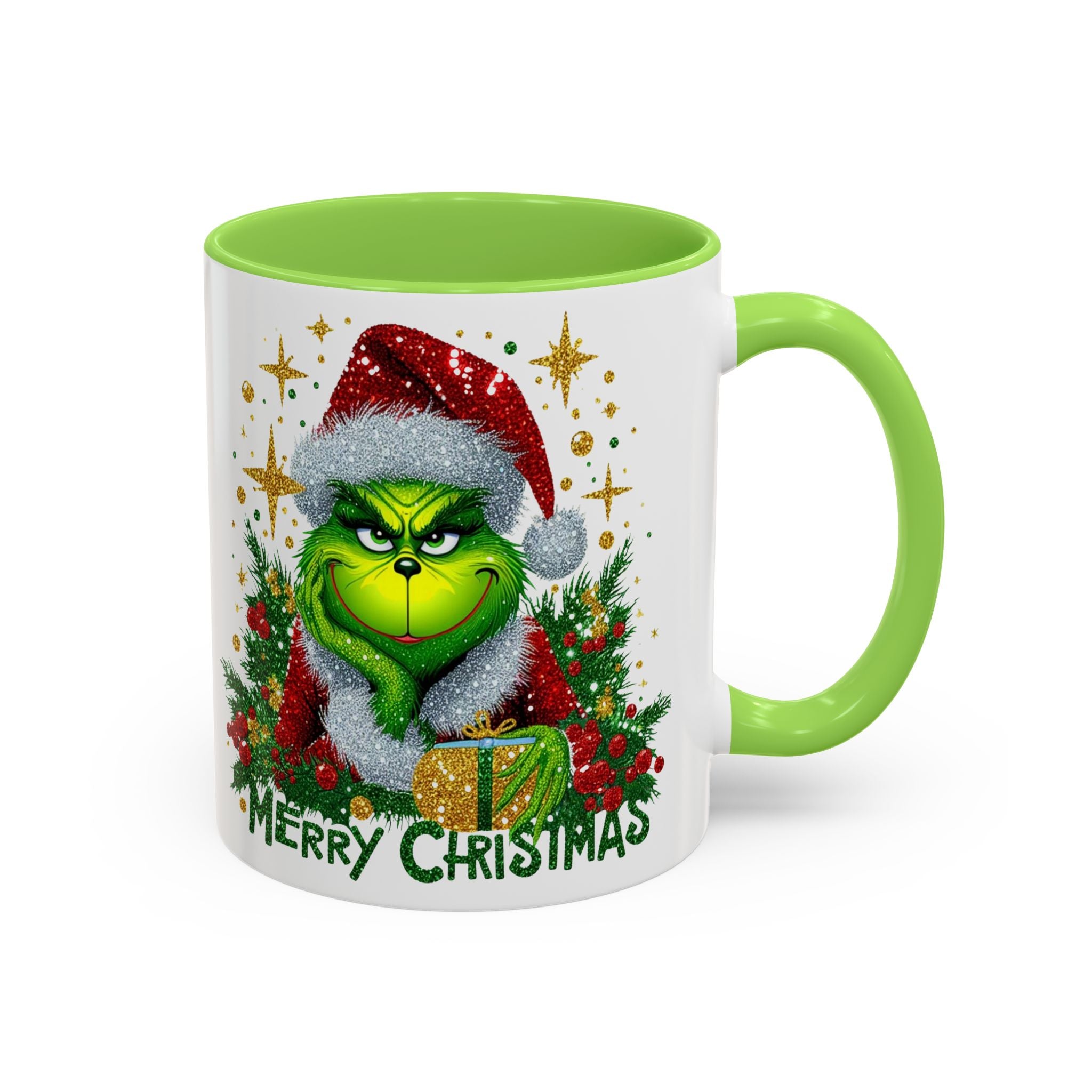 Grinchy Christmas Mug - 11oz & 15oz, Holiday Gift, Festive Beverage Cup, Winter Decorations, Fun Coffee Mug, Grinch Lover Gift