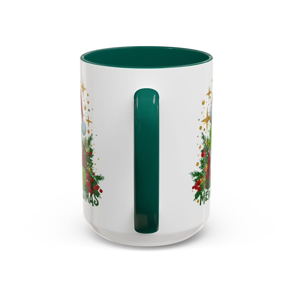 Grinchy Christmas Mug - 11oz & 15oz, Holiday Gift, Festive Beverage Cup, Winter Decorations, Fun Coffee Mug, Grinch Lover Gift