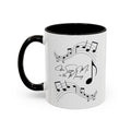 Music Notes Ceramic Mug — "She Sings to Me in the Morning" (11oz/15oz)