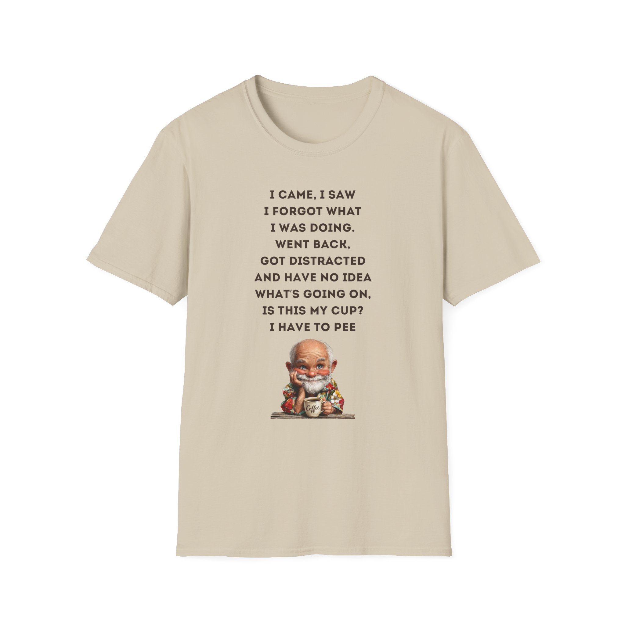 Funny Forgetful Grandpa Quote T-Shirt | Cute Elderly Character Tee
