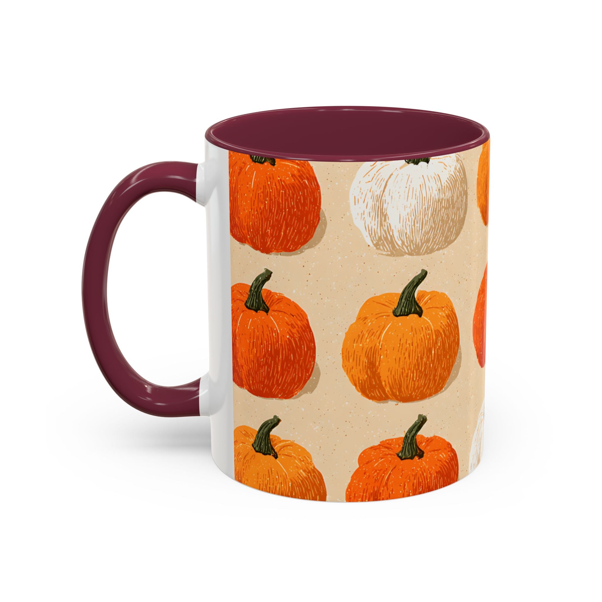 Autumn Pumpkin Mugs - Cozy Coffee Cups for Fall, Seasonal Drinkware, Thanksgiving Gifts, Home Decor, Pumpkin Spice Lovers