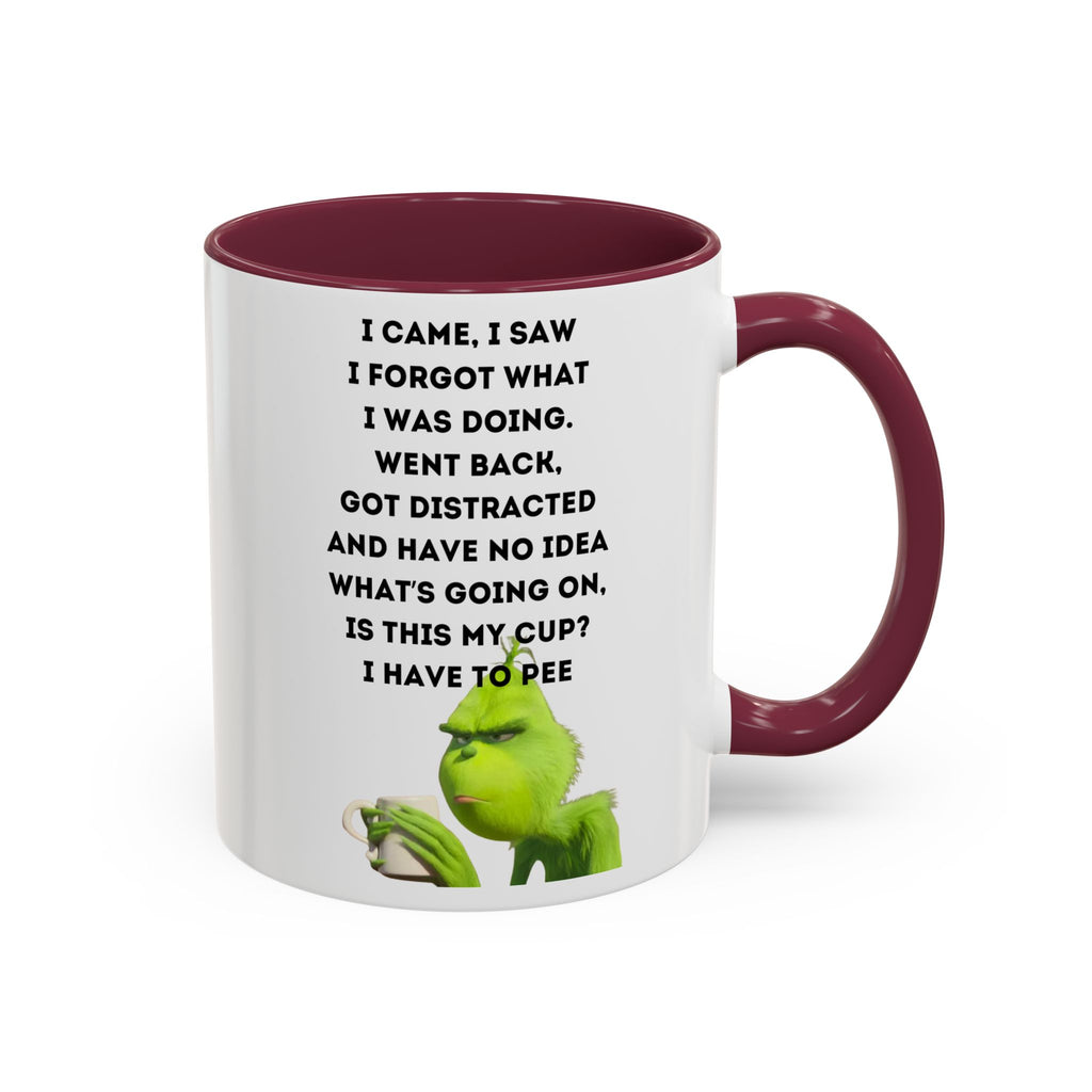 Colorful Grinch Coffee Mug, Fun Holiday Gift, Funny Tea Cup, Quirky Kitchen Decor, Grinch Fan Mug, Christmas Gift Idea