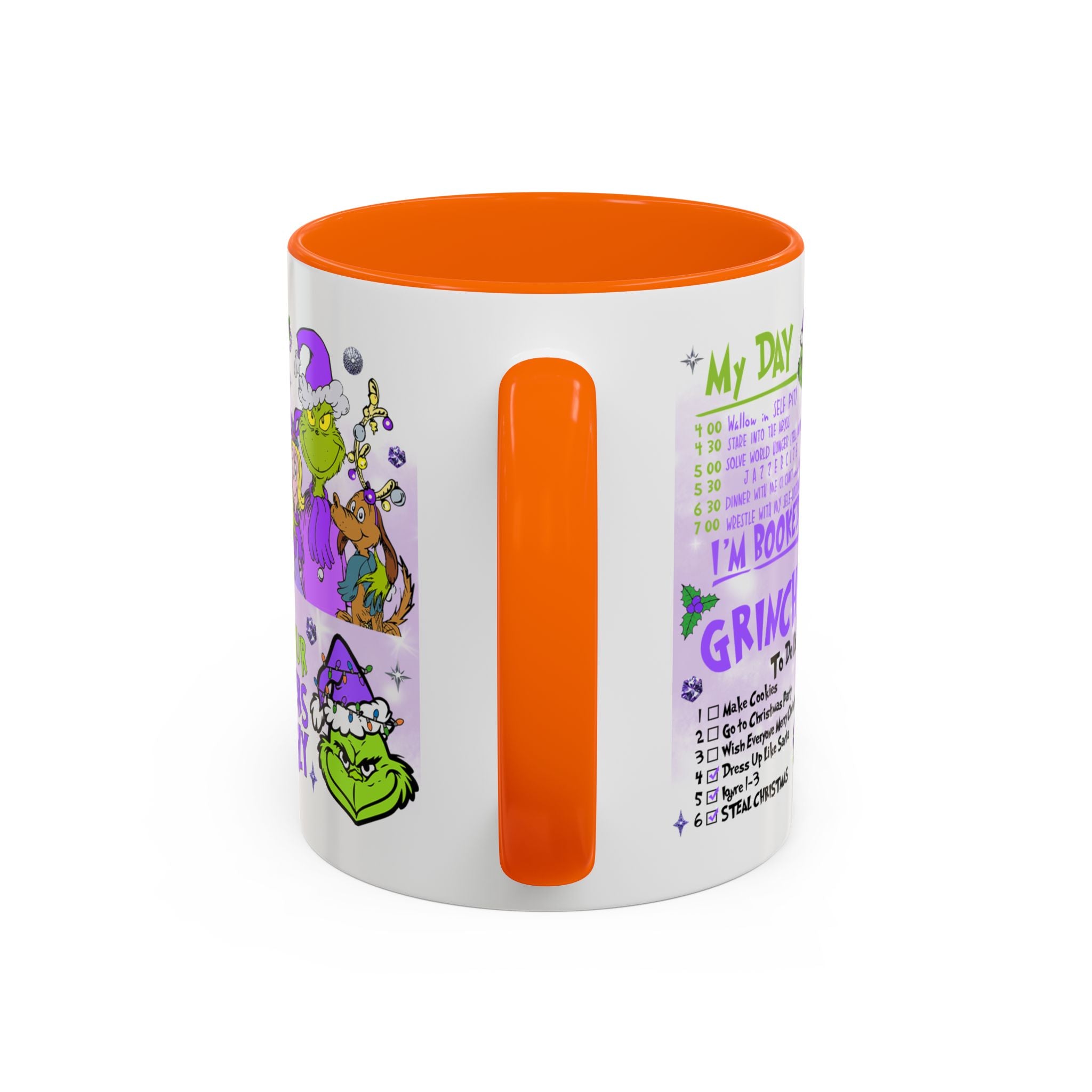 Grinchy Accent Coffee Mug - Fun Holiday Gift, Christmas Decor, Grinch Fan Merchandise, Unique Coffee Cup, Holiday Humor
