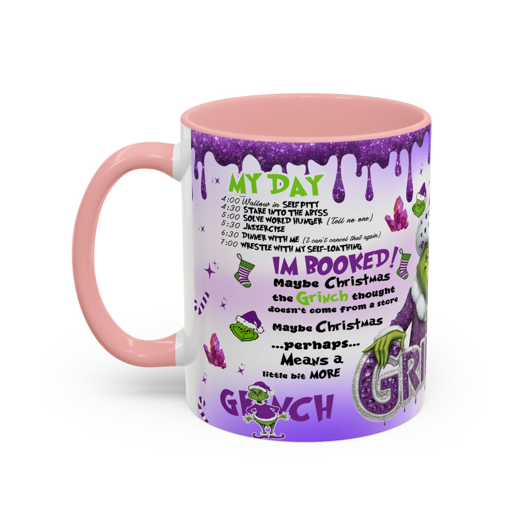 Grinchy Coffee Mug - Fun Holiday Mug, Christmas Gift, Office Decor, Grinch Lovers, DNA Test Humor