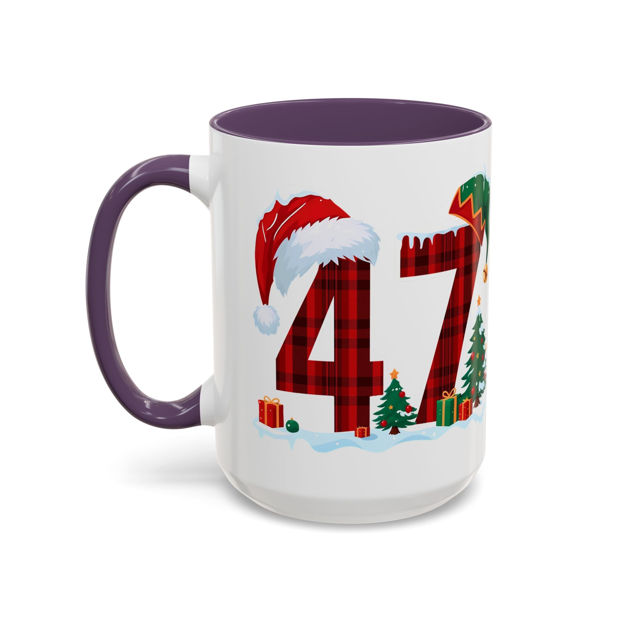 President 47 Trump Christmas Mug | Accent Coffee Mug