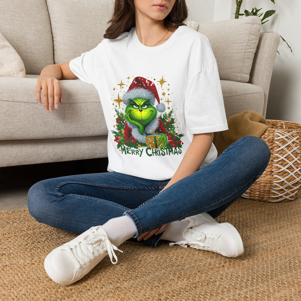 Grinch Christmas T-Shirt | Unisex Softstyle Tee | Merry Christmas Tee | Holiday Gift | Festive Apparel | Cute Grinch Shirt | Xmas Fashion