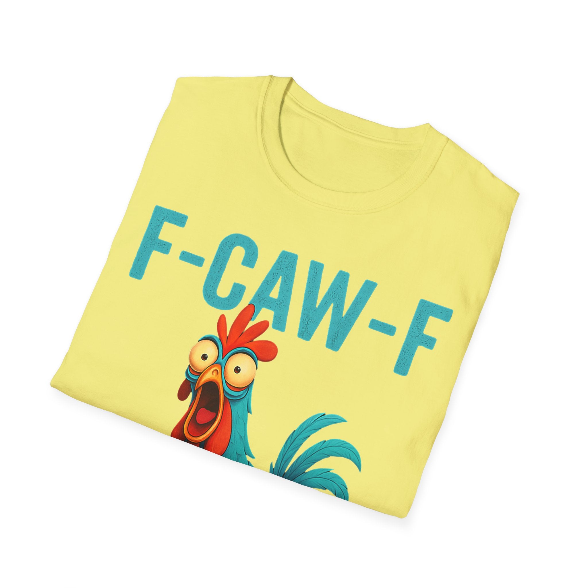 Effects of Coffee - Funny F-Caw-F Chicken T-Shirt, Humorous Tee, Gift for Poultry Lovers, Unisex Relaxed Shirt, Cartoon Animal Shirt