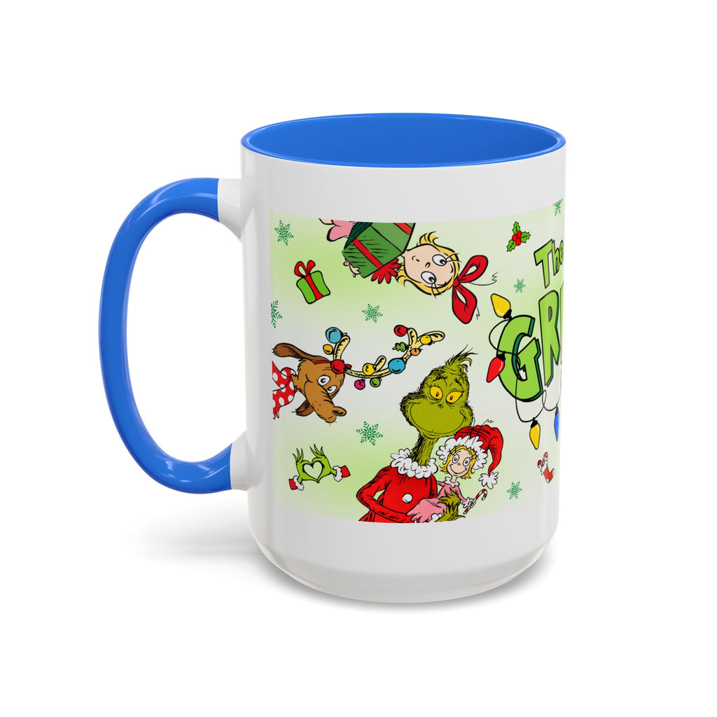 Whimsical The Grinch Mugs, Funny Holiday Gift, Christmas Coffee Cup, Festive Drinkware, Grinch Themed Mug