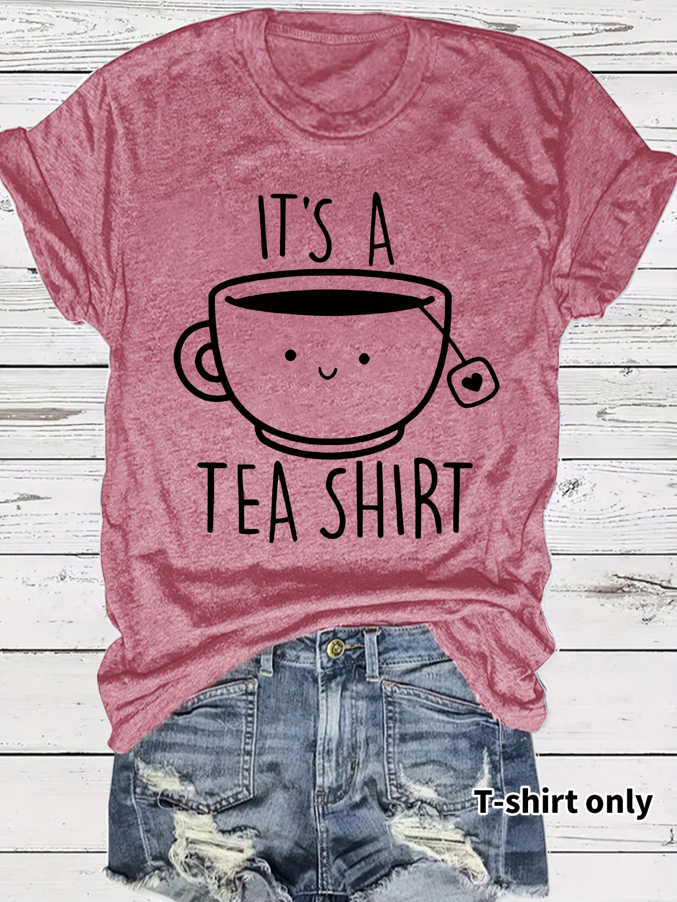 Coffee new short sleeved women's T-shirt