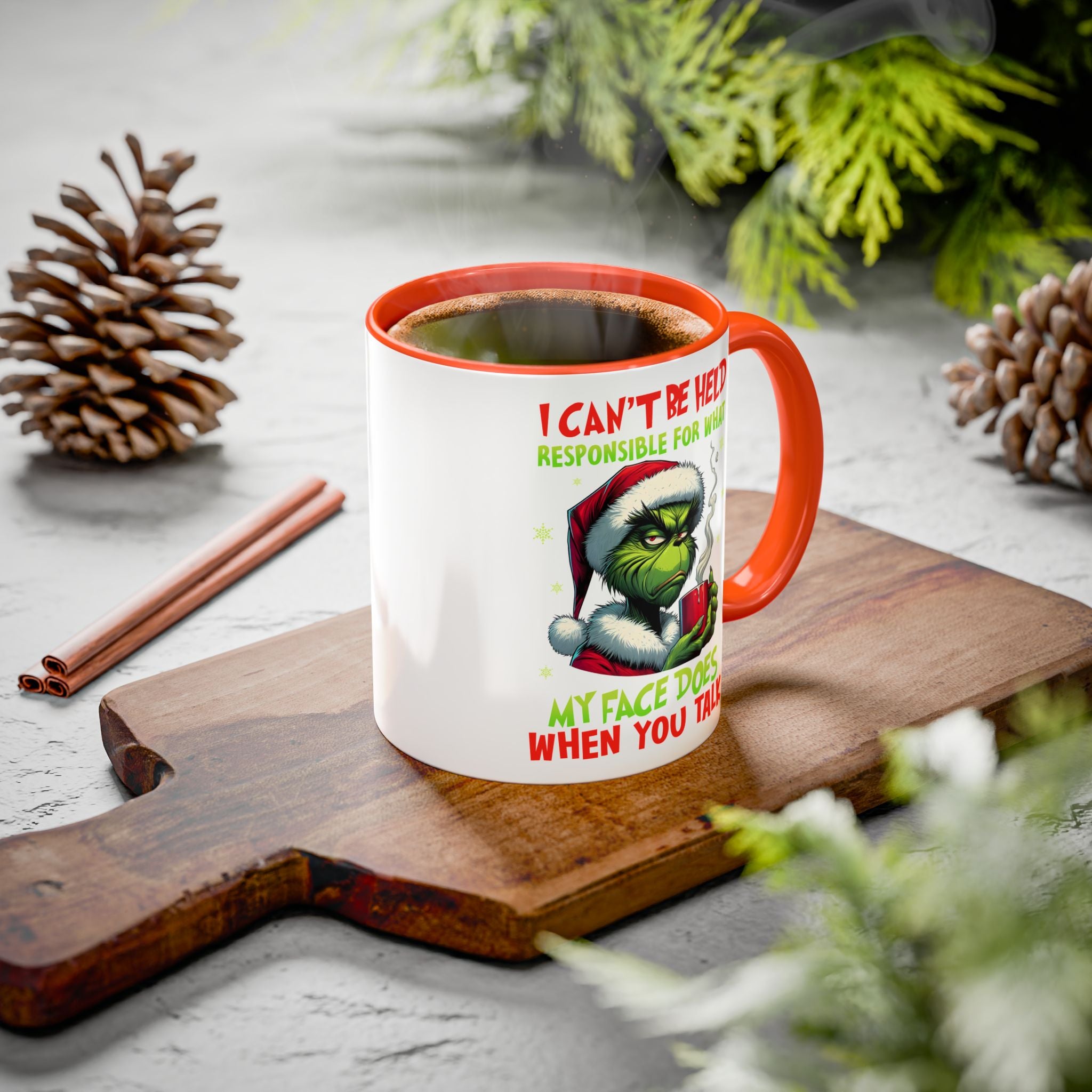 Colorful Grinch Mugs - Perfect for the Holidays, Funny Gift, Coffee Mug, Christmas Present, Office Humor, Grinch Lover