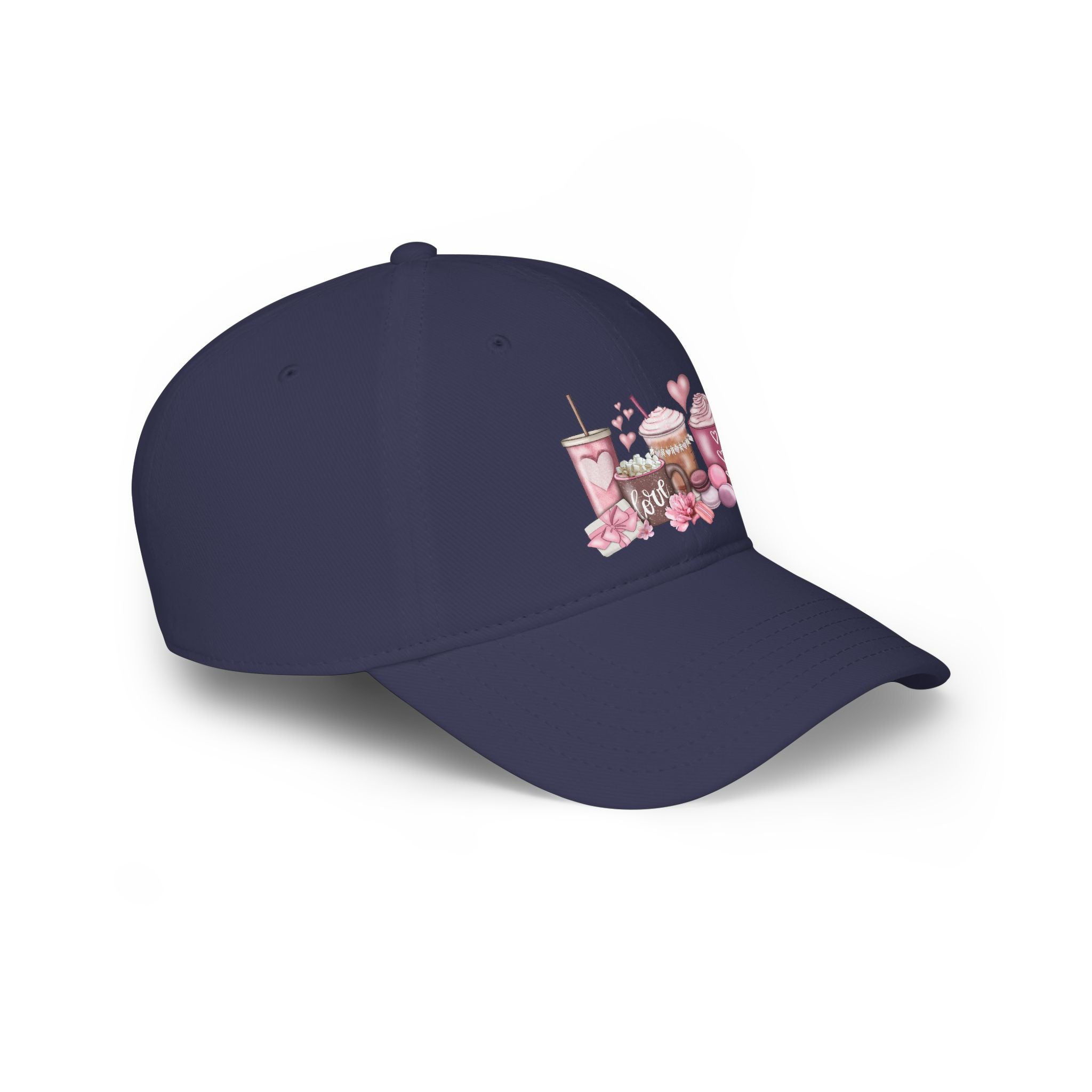 Love and Coffee Low Profile Baseball Cap