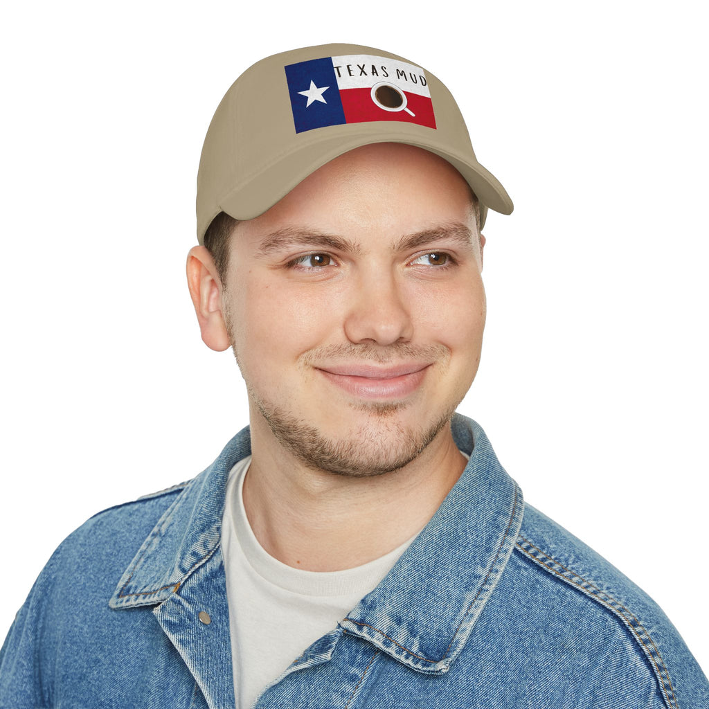 Texas Mud Coffee Flag Cap — Low Profile Baseball Hat