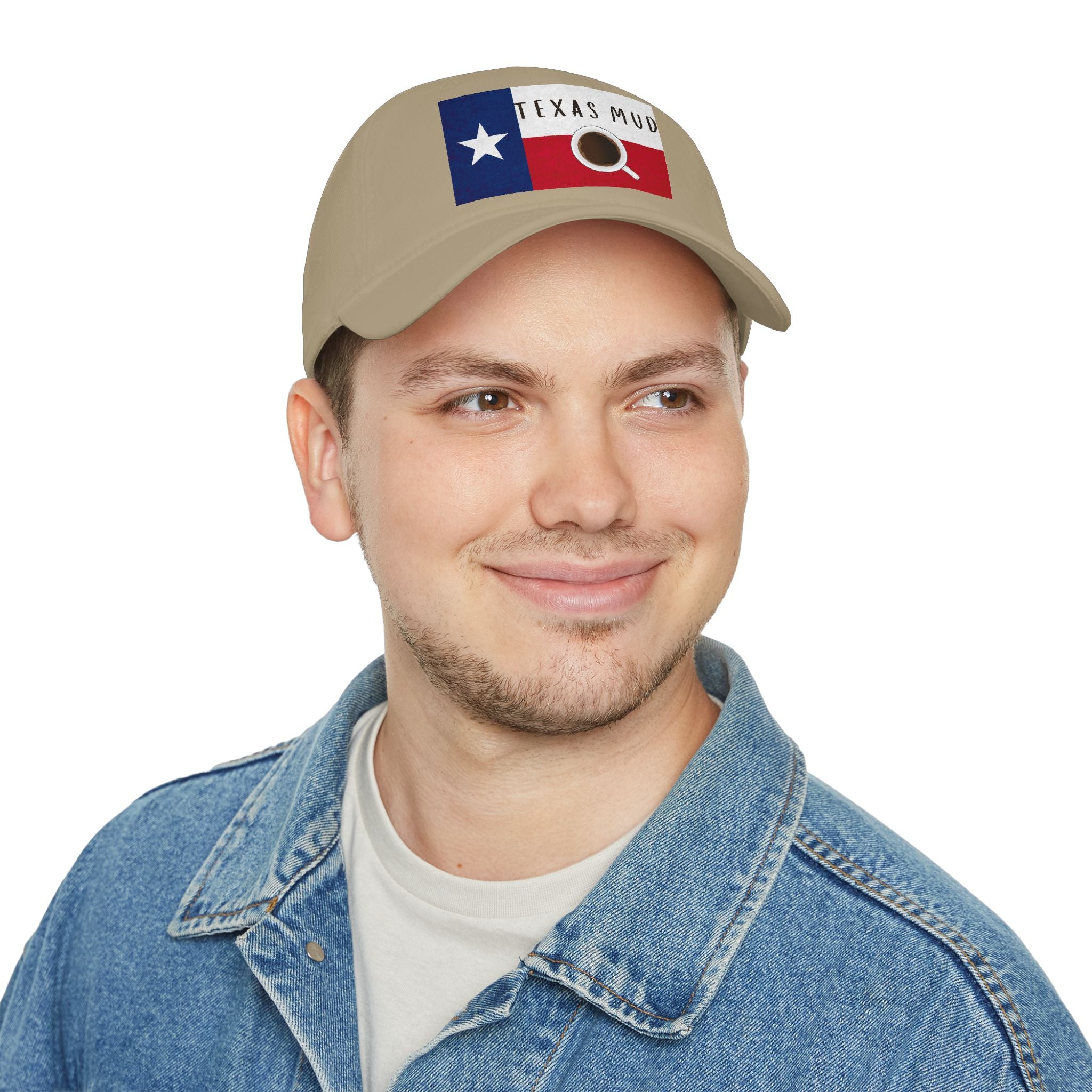 Texas Mud Coffee Flag Cap — Low Profile Baseball Hat