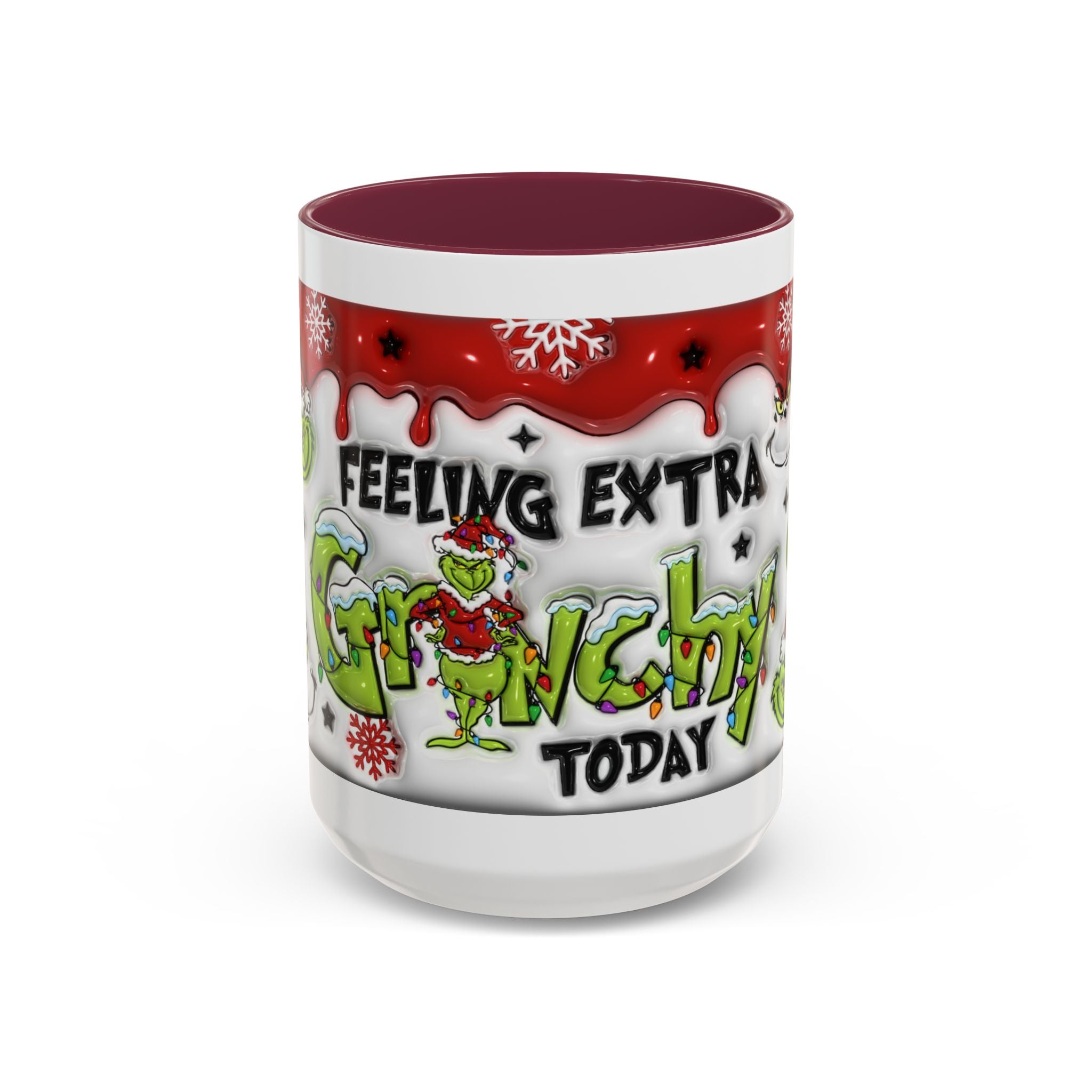 Grinch Holiday Mug - Feeling Extra Grinchy Today! Christmas Gift, Funny Coffee Cup, Holiday Decor, Winter Warmth