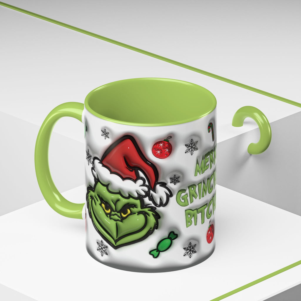 Merry Grinchmas Coffee Mug - Holiday Gift for Christmas Lovers, Fun Ceramic Mug, Grinch-Themed Drinkware, Funny Coffee Cup