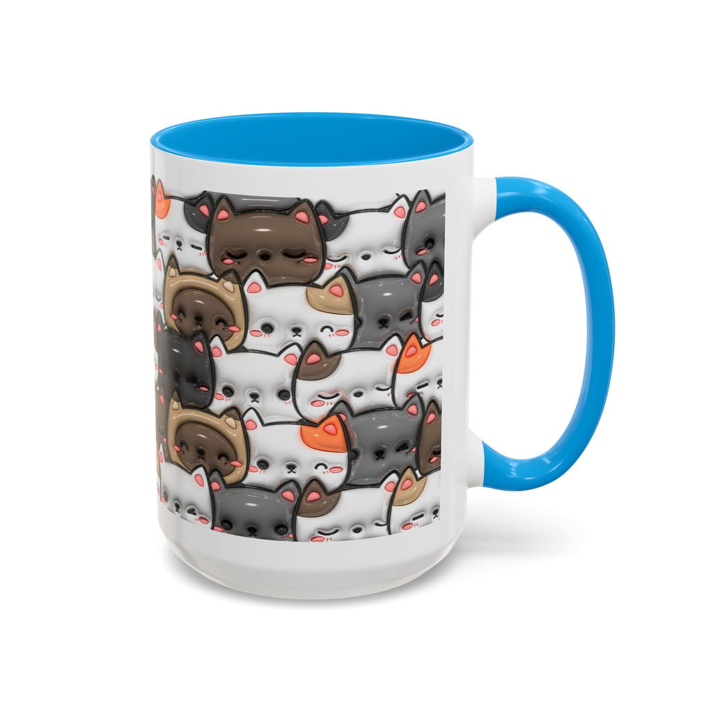 Colorful Cat Mugs - Cute Pet Lover Gift, Cat-Themed Coffee Cup, Cat Lover's Mug, Fun Kitchen Decor, Feline Art Drinkware