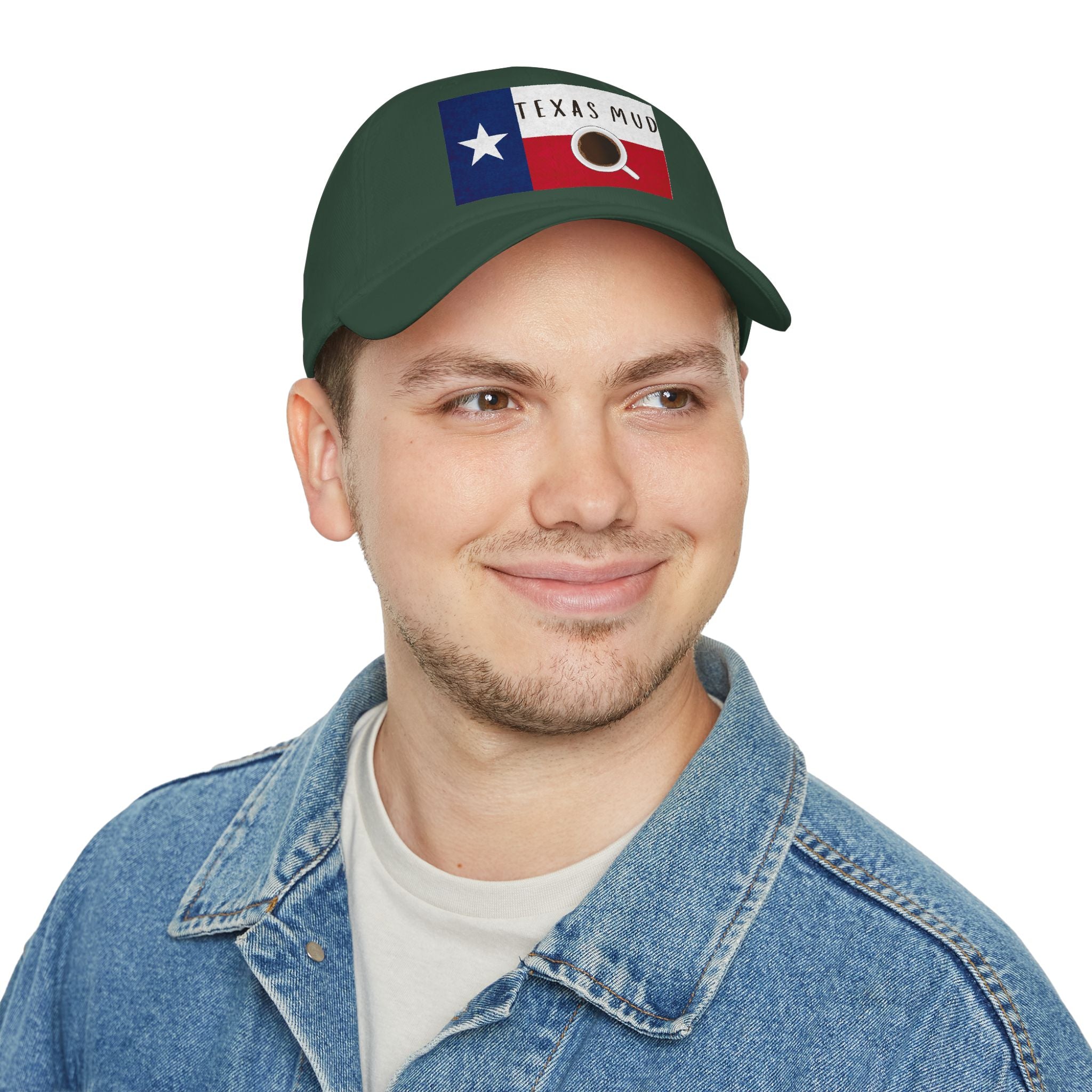 Texas Mud Coffee Flag Cap — Low Profile Baseball Hat