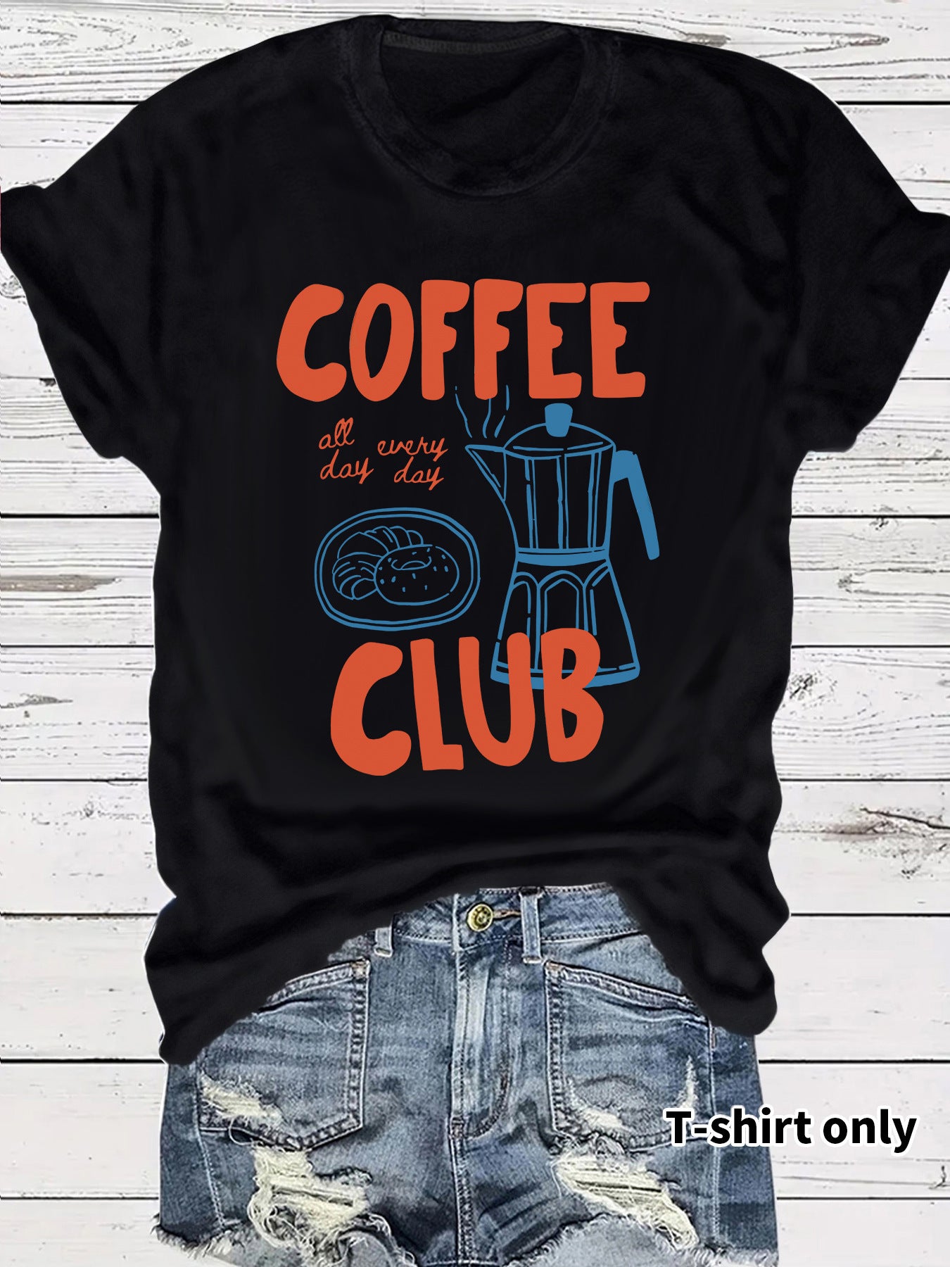 Coffee Club short sleeved women's