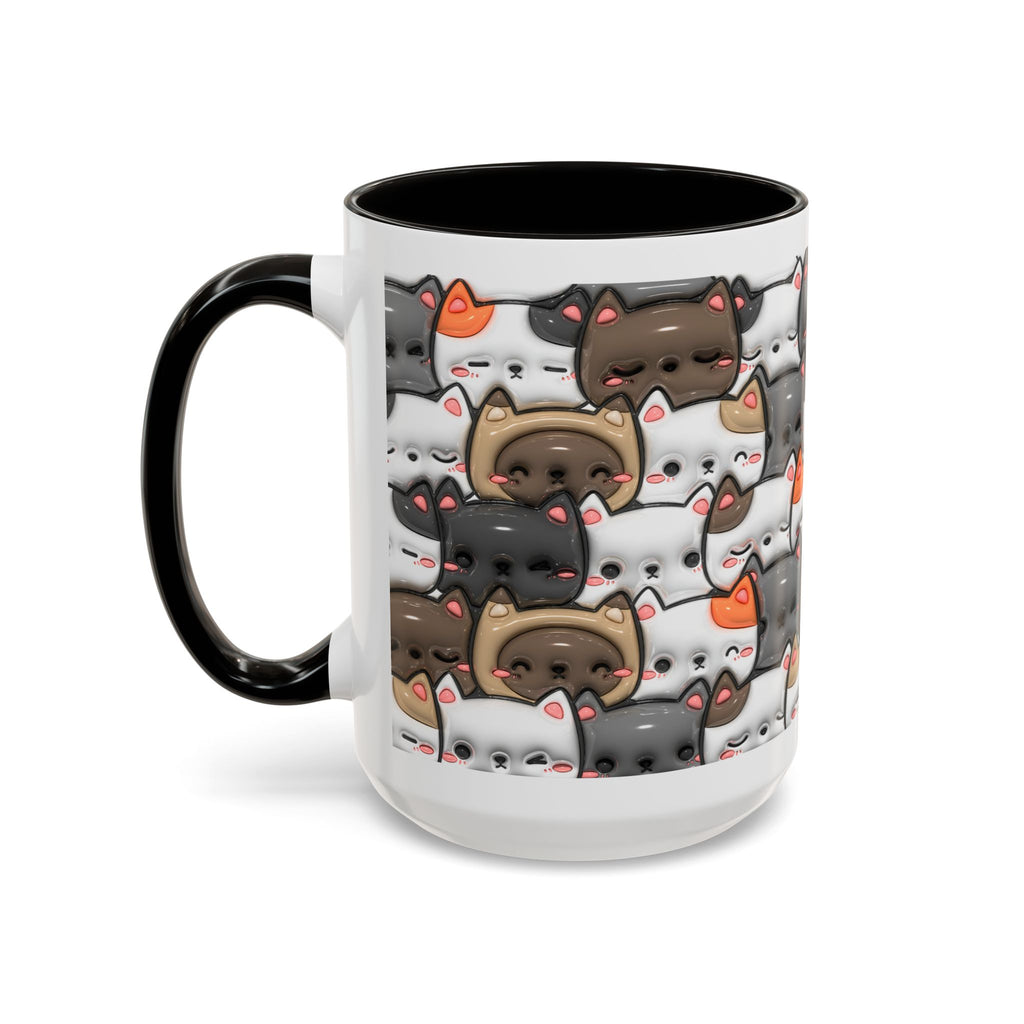 Colorful Cat Mugs - Cute Pet Lover Gift, Cat-Themed Coffee Cup, Cat Lover's Mug, Fun Kitchen Decor, Feline Art Drinkware