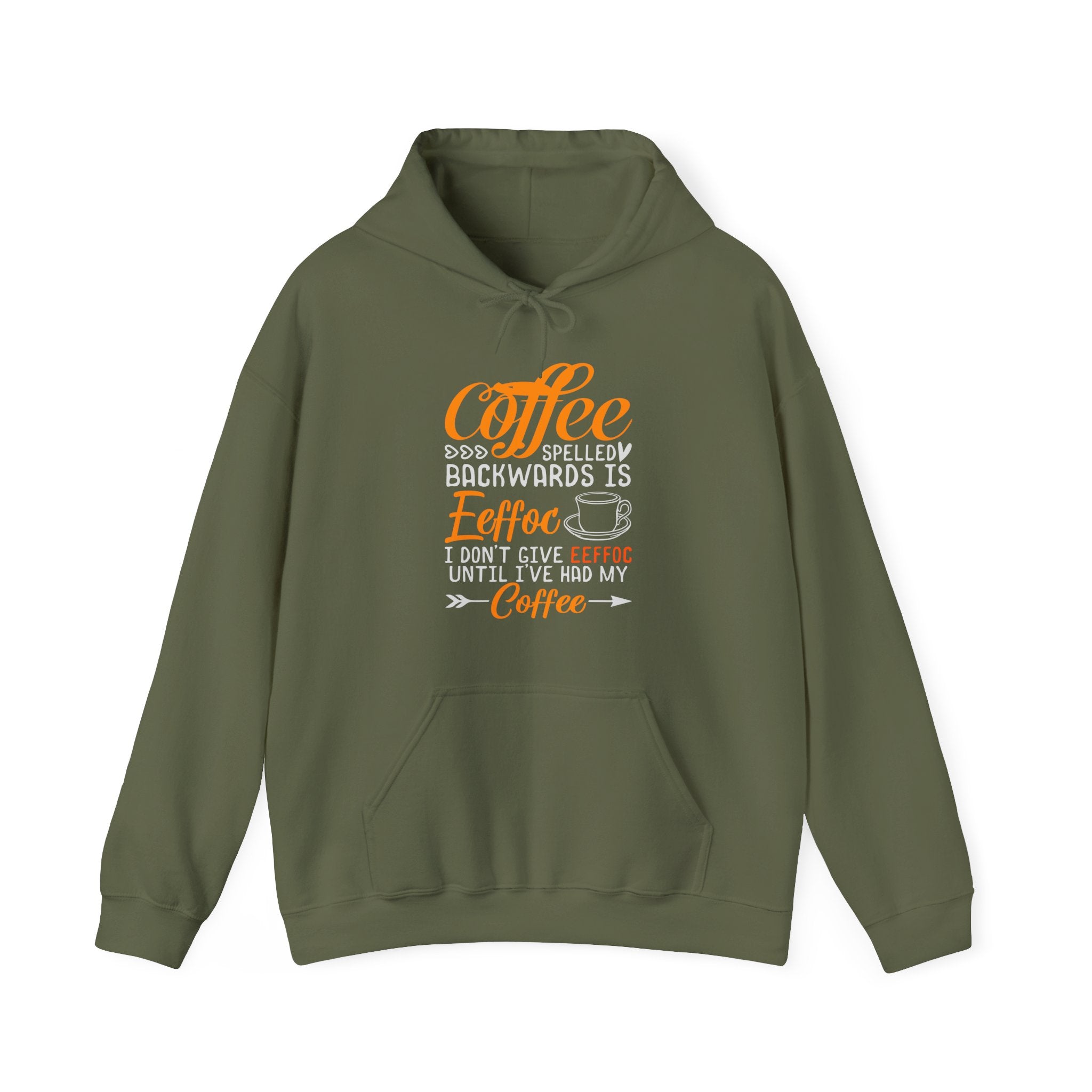 Give Me My Eeffoc Coffee - Unisex Heavy Blend Hooded Sweatshirt