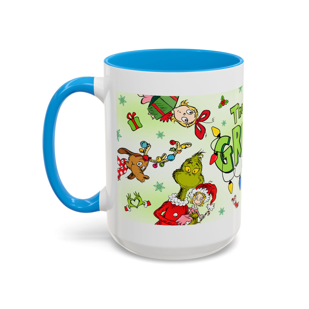 Whimsical The Grinch Mugs, Funny Holiday Gift, Christmas Coffee Cup, Festive Drinkware, Grinch Themed Mug