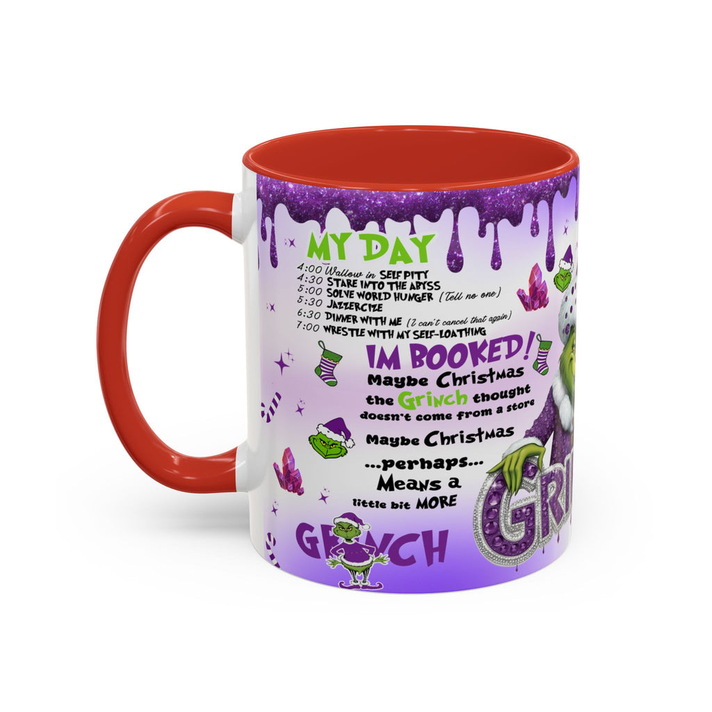 Grinchy Coffee Mug - Fun Holiday Mug, Christmas Gift, Office Decor, Grinch Lovers, DNA Test Humor