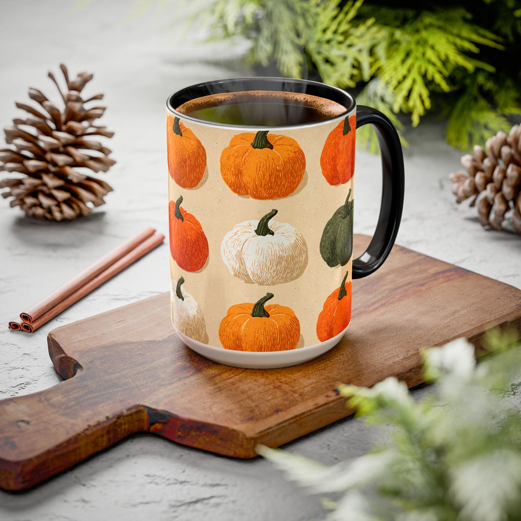 Autumn Pumpkin Mugs - Cozy Coffee Cups for Fall, Seasonal Drinkware, Thanksgiving Gifts, Home Decor, Pumpkin Spice Lovers