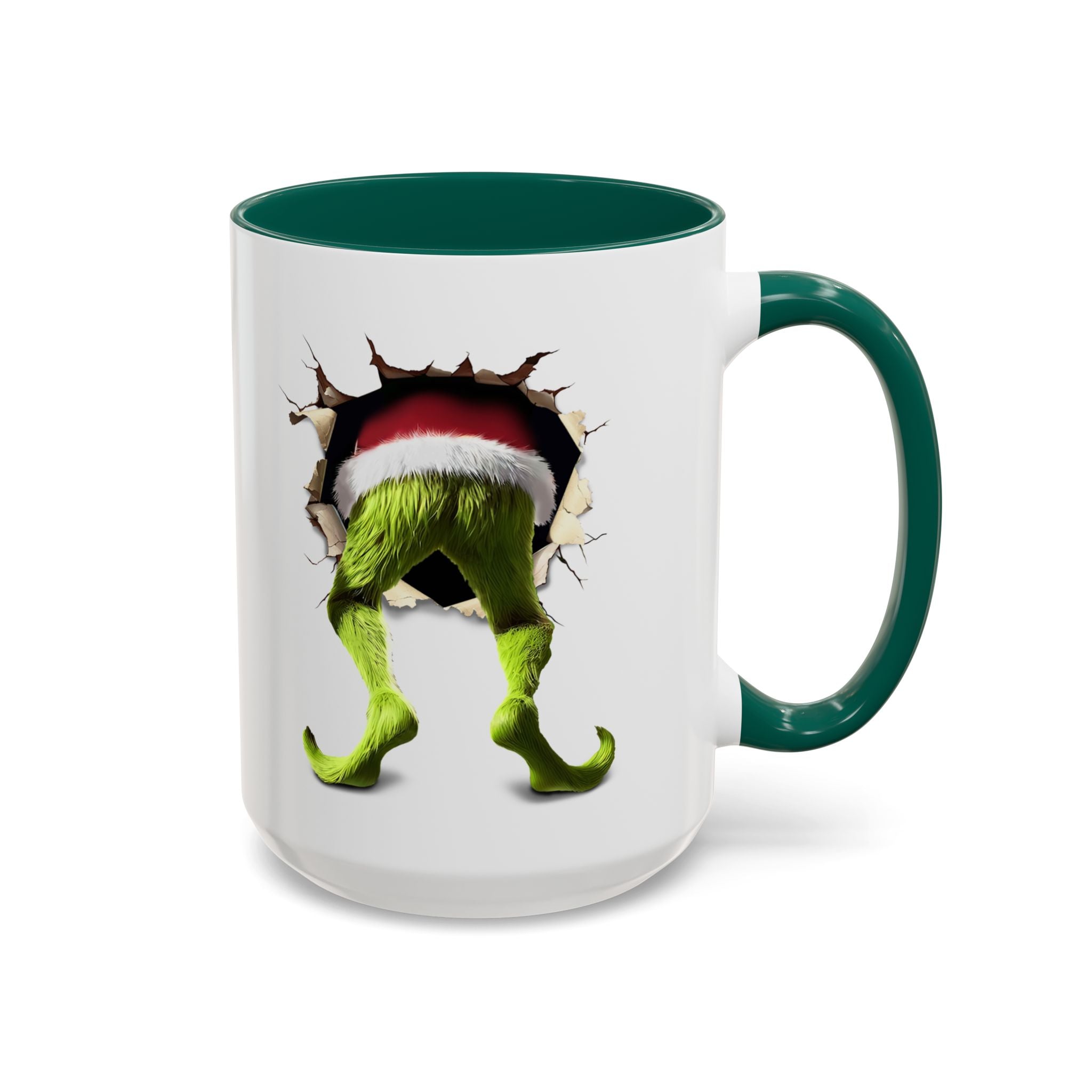 Grinch Holiday Coffee Mugs, Colorful 11oz & 15oz Drinking Cups, Funny Gift for Christmas, Holiday Decor, Unique Kitchenware