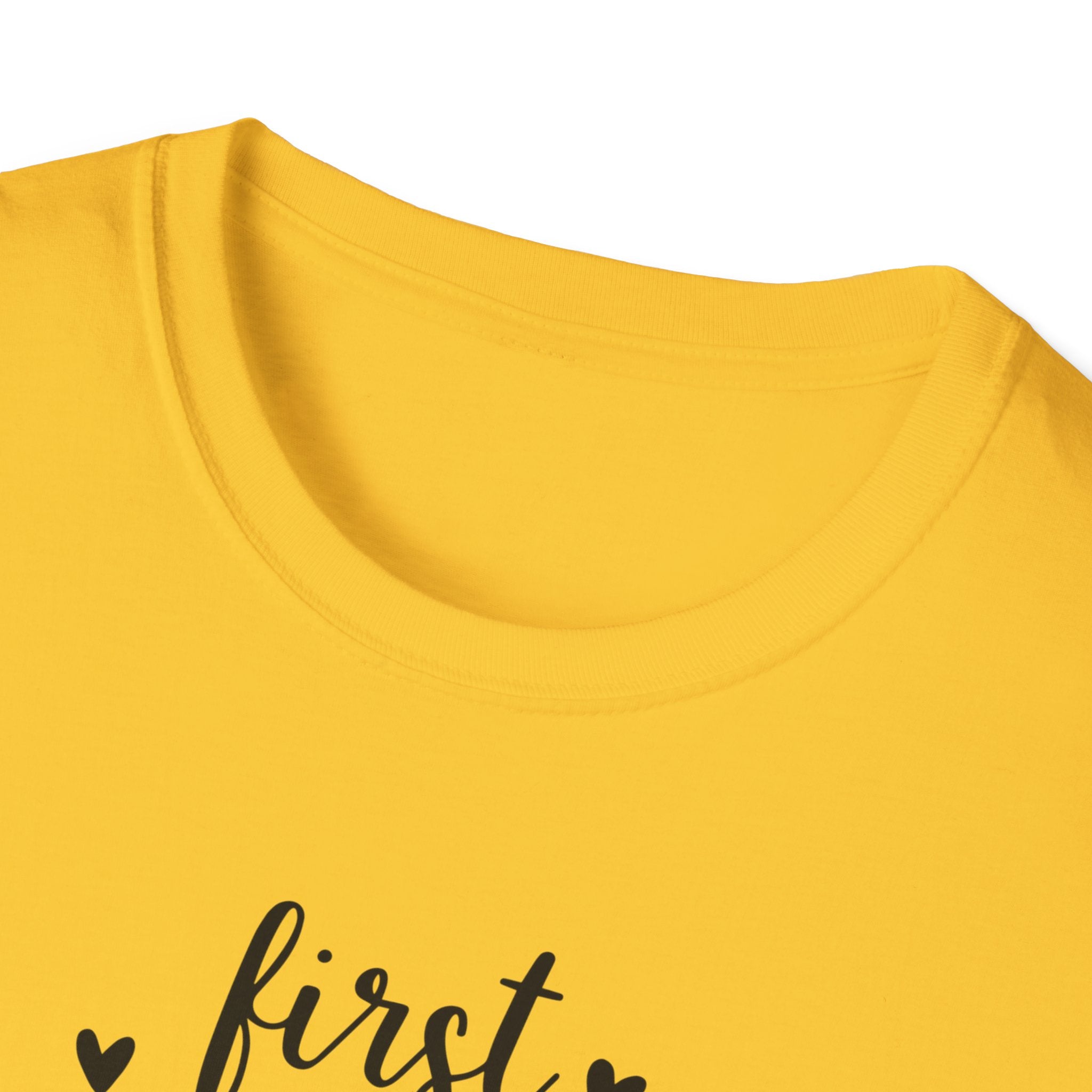First I Drink Coffee - Unisex Softstyle T-Shirt