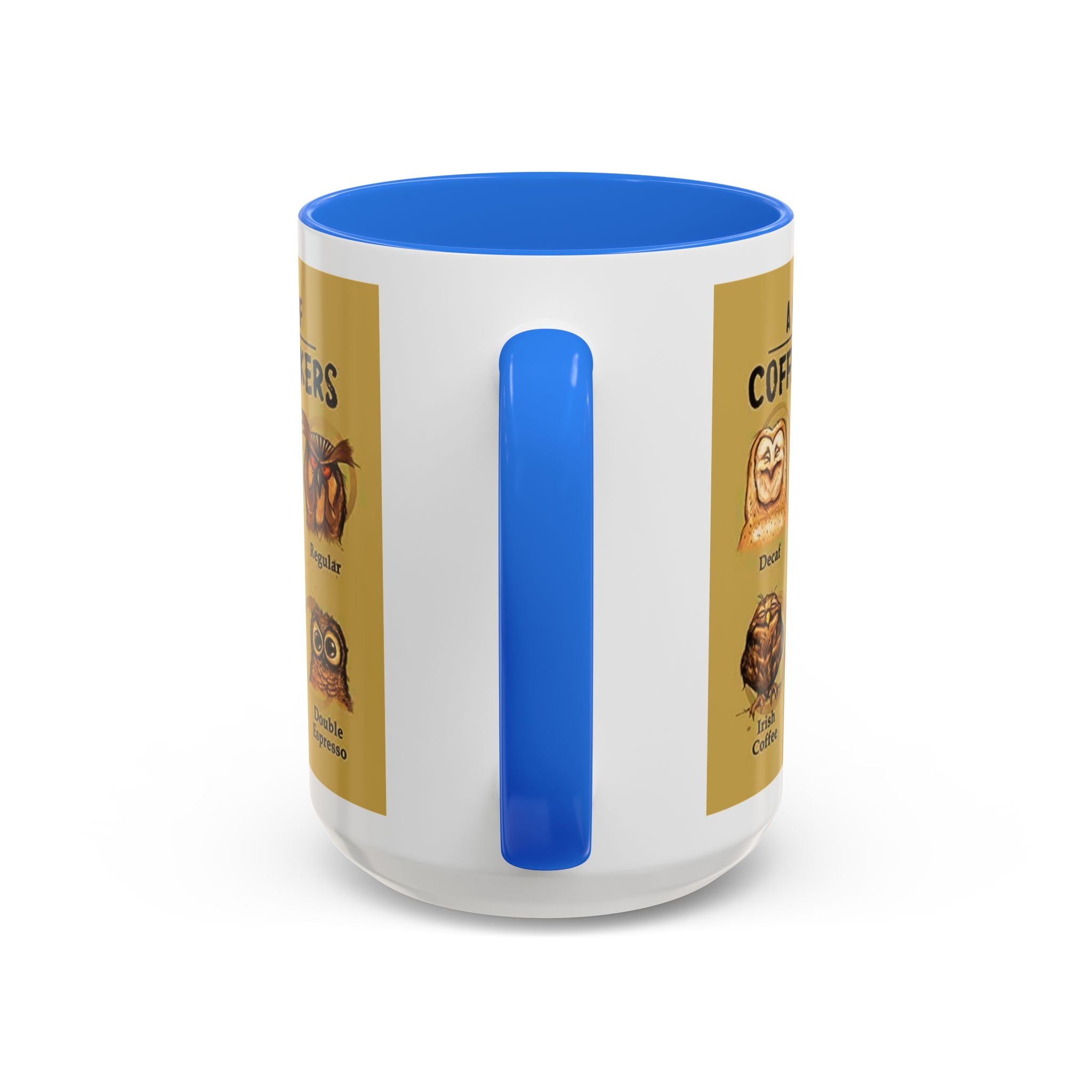 Coffee Owl Mug — "A Hoo's Hoo of Coffee Drinkers" 11oz/15oz