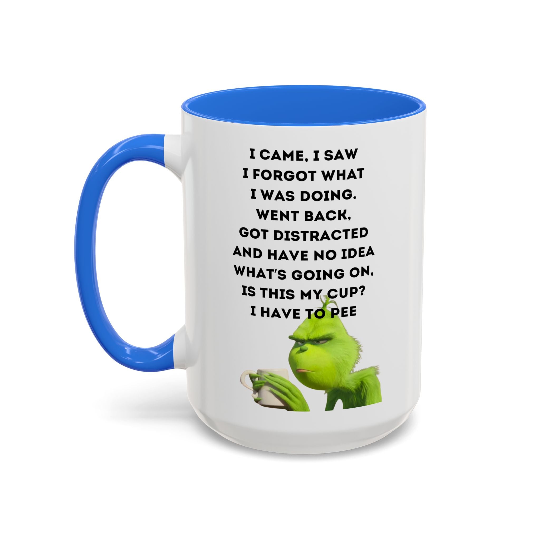 Colorful Grinch Coffee Mug, Fun Holiday Gift, Funny Tea Cup, Quirky Kitchen Decor, Grinch Fan Mug, Christmas Gift Idea