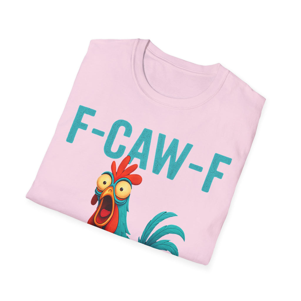Effects of Coffee - Funny F-Caw-F Chicken T-Shirt, Humorous Tee, Gift for Poultry Lovers, Unisex Relaxed Shirt, Cartoon Animal Shirt