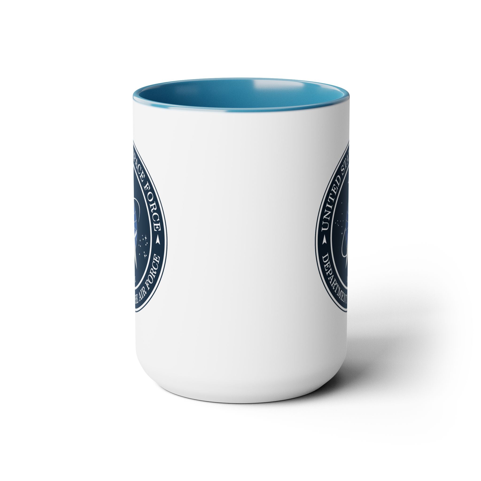 United States Space Force #SpaceForce Two-Tone Coffee Mugs, 15oz
