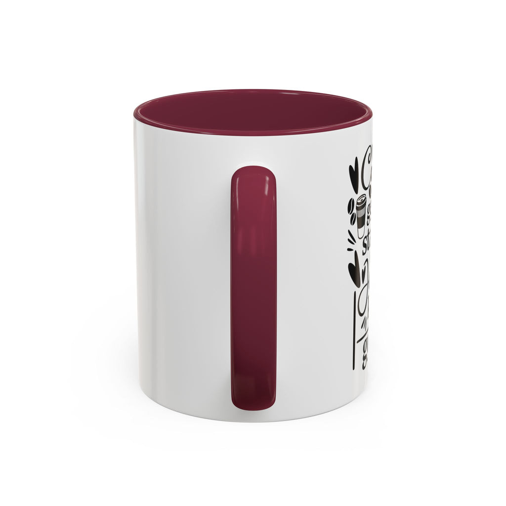 Faithful Morning Mug, Christian Coffee Cup, Religious Tea Mug, Jesus and Coffee Drinkware, Colorful Ceramic Mug