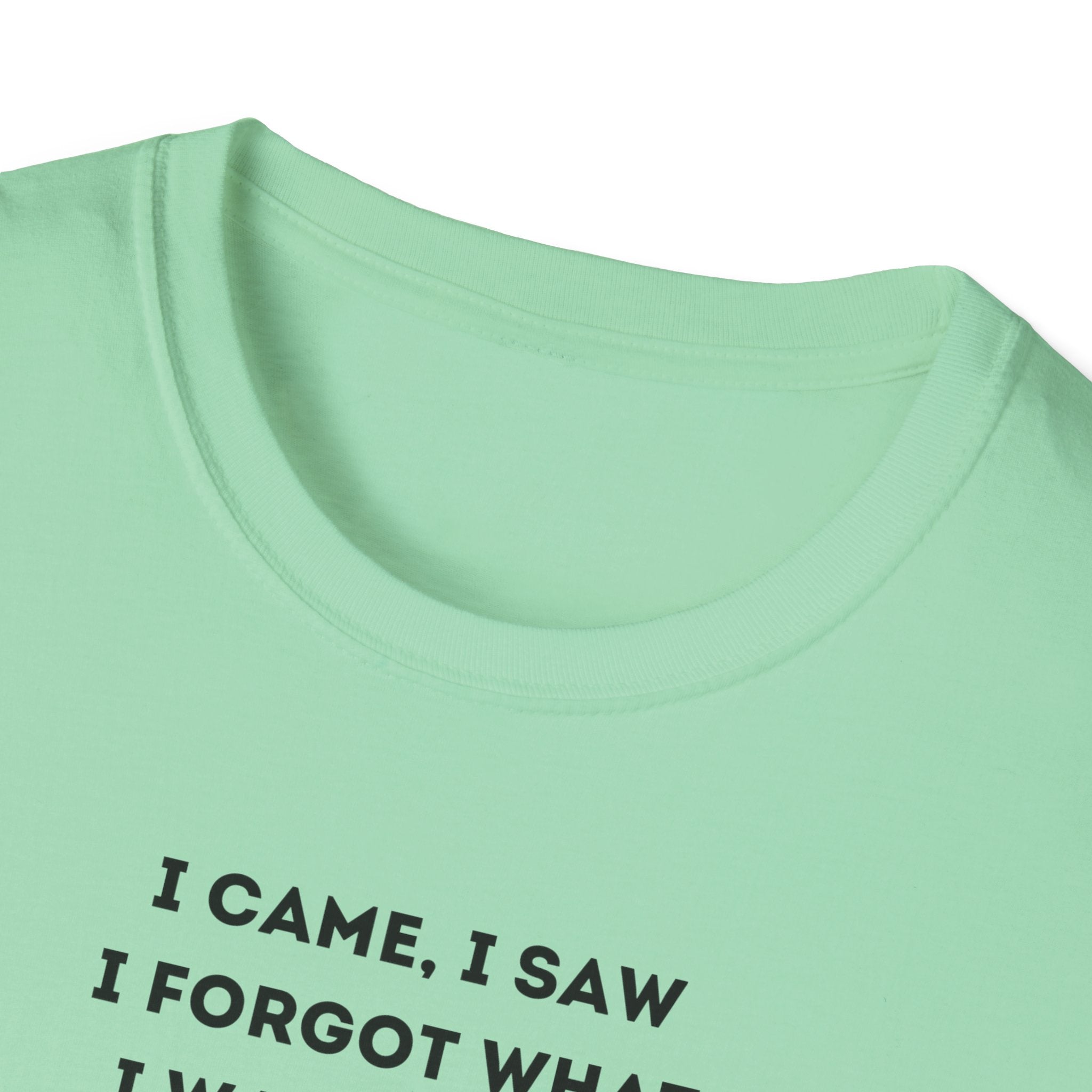 Forgetful Mini Character I Have To Pee T-Shirt | Funny Quote Tee