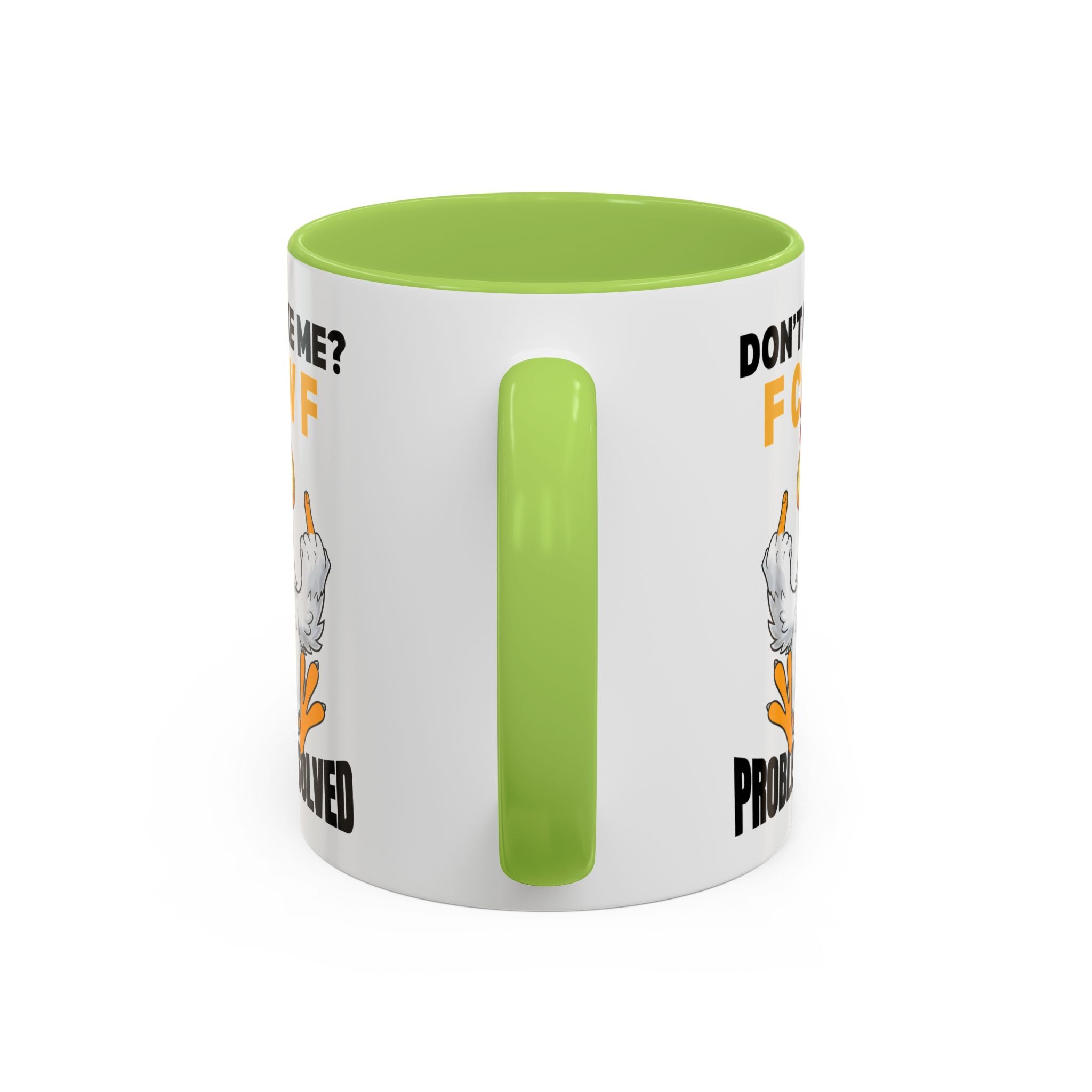 Don’t Like Me? F CAW F Chicken Mug — Funny Sarcastic Coffee Cup (11/15oz)