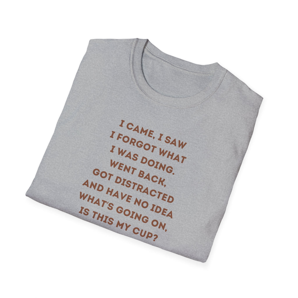Funny Coffee Quote T-Shirt for Coffee Lovers, Humor Tee, Gift for Him/Her, Perfect for Birthdays, Housewarming, Casual Wear