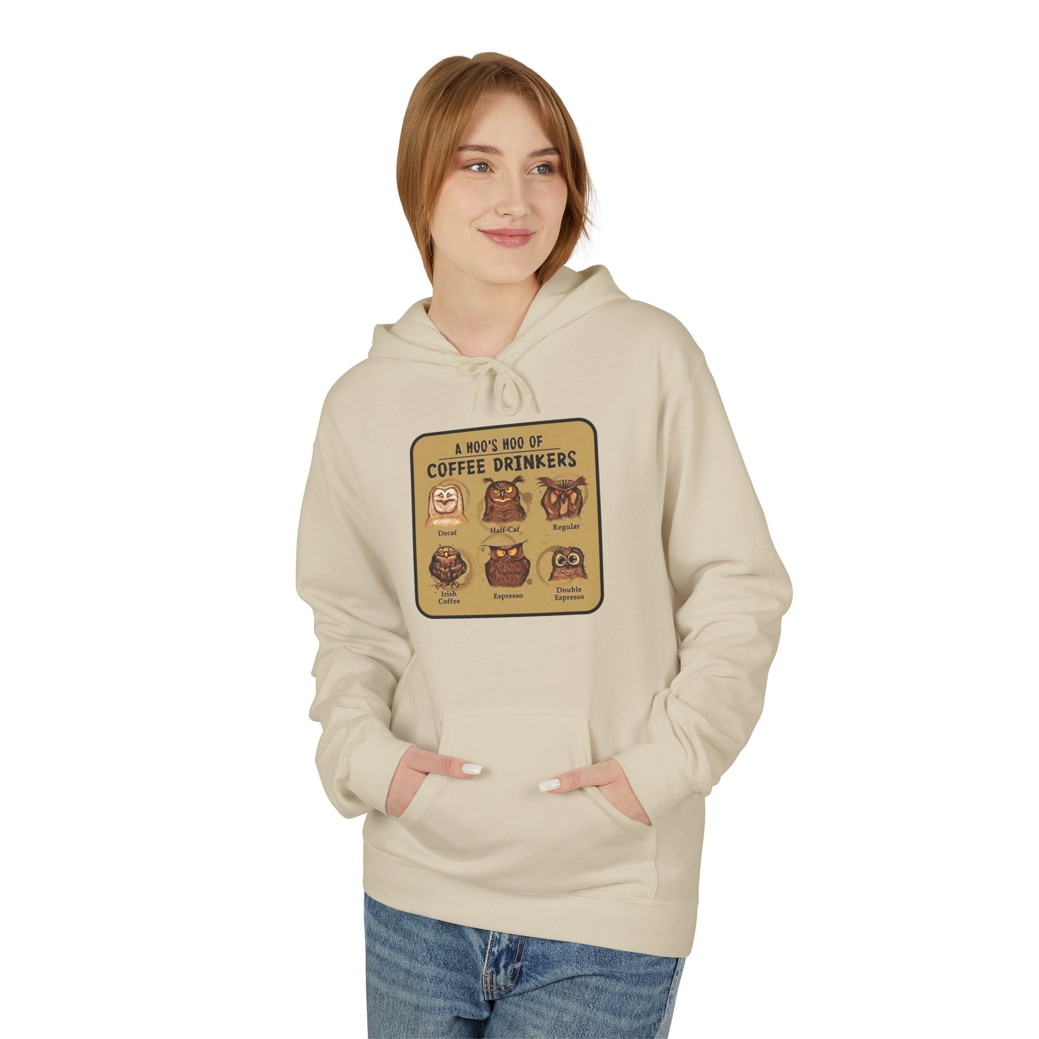 Coffee Drinkers Chart Hoodie | Coffee Types Illustration, Retro Cafe Design