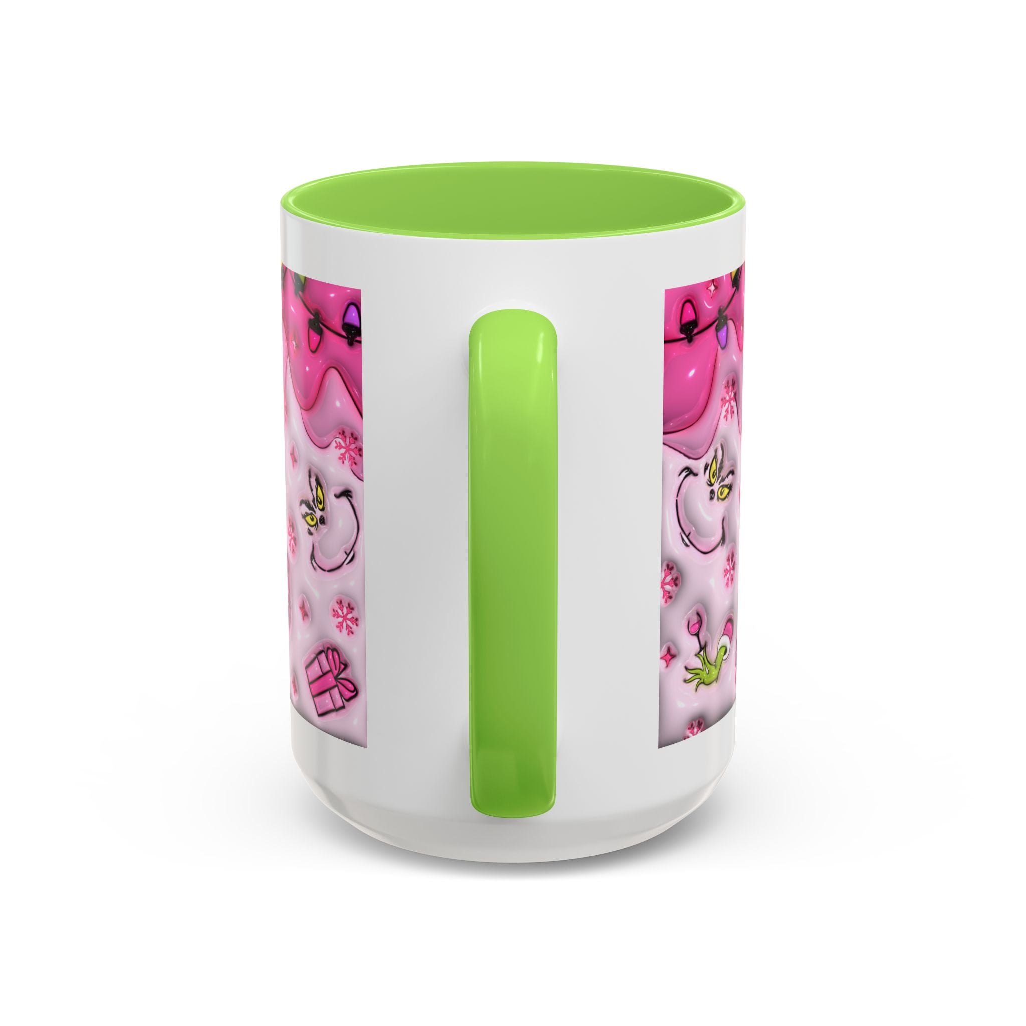 Colorful Grinch Mug, Holiday Gift, Whimsical Drinkware, Festive Coffee Cup, Christmas Decor, Grinch Mode Mug