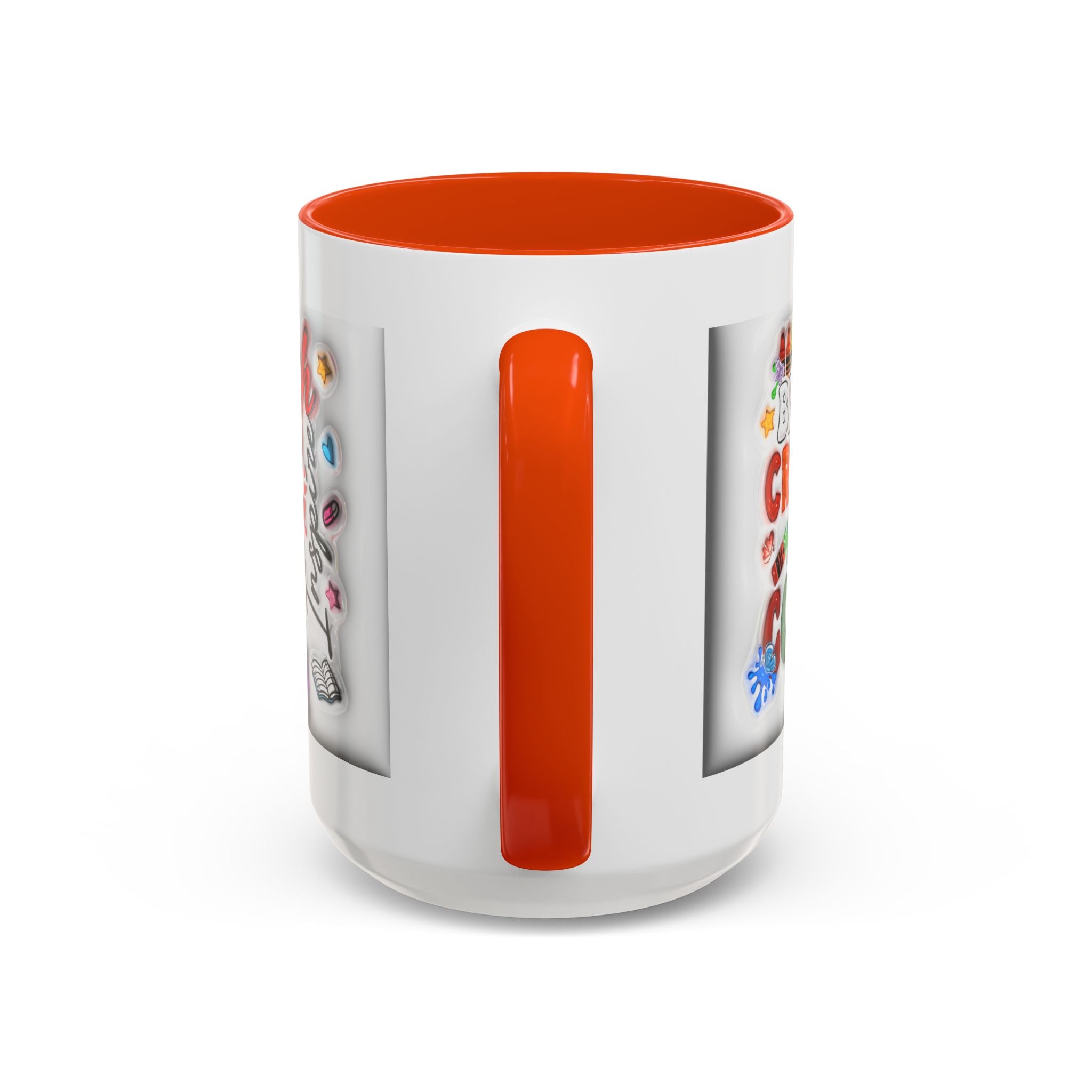 Personalized Teacher Mugs | Colorful 11oz & 15oz Coffee Cups | Fun Gift for Educators | Back to School | Teacher Appreciation