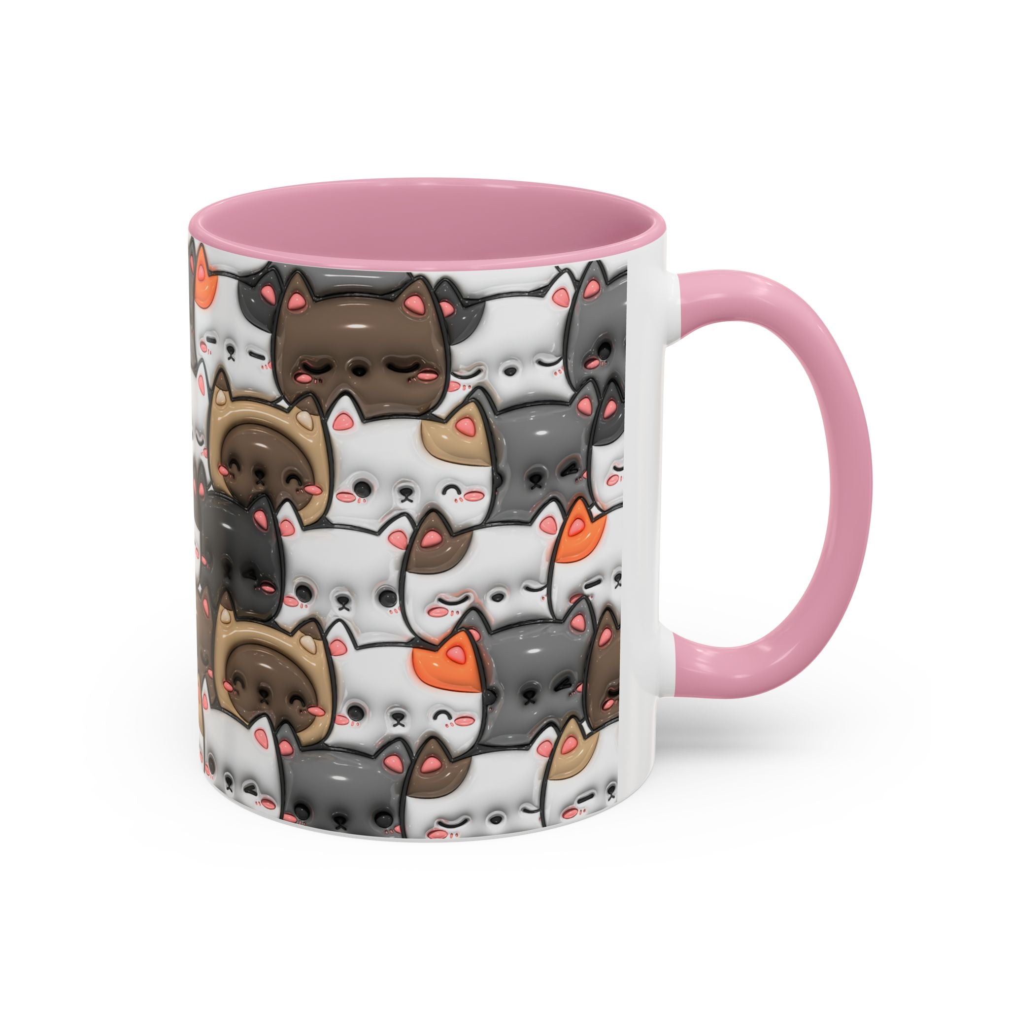 Colorful Cat Mugs - Cute Pet Lover Gift, Cat-Themed Coffee Cup, Cat Lover's Mug, Fun Kitchen Decor, Feline Art Drinkware
