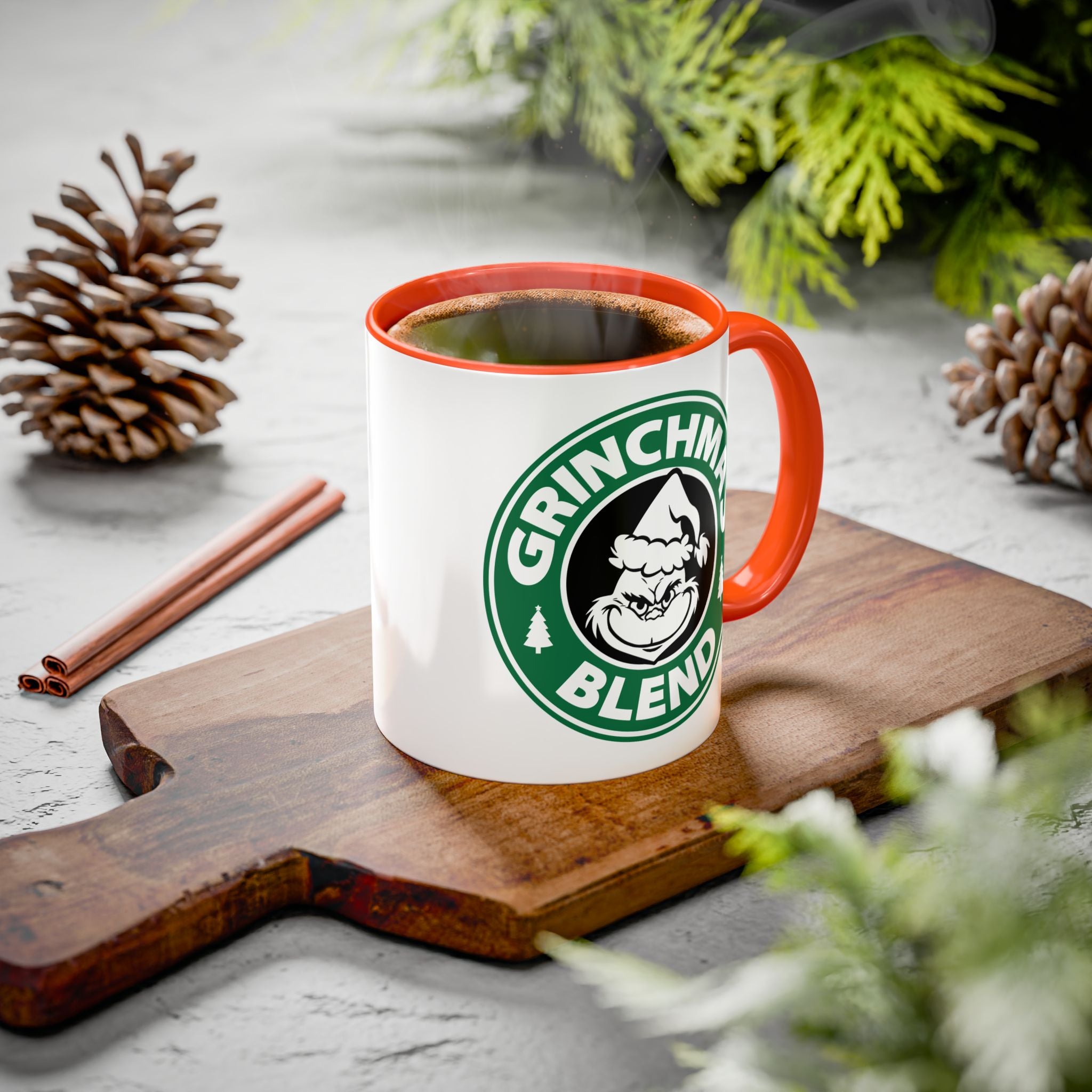 Christmas Grinch Coffee Mug, Colorful 11oz & 15oz Mugs, Holiday Gift, Funny Grinchmas Mug, Winter Decor, Unique Coffee Cup