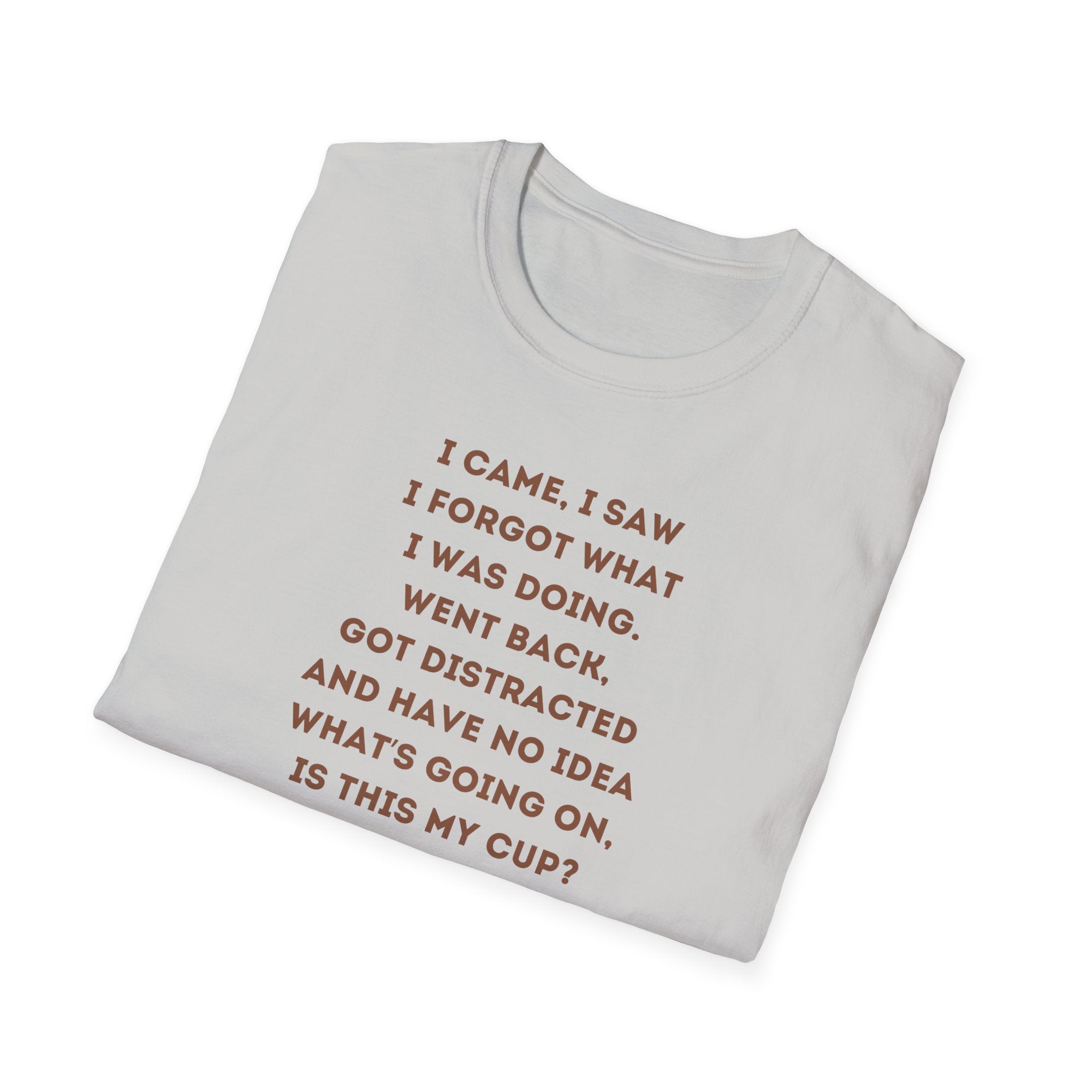 Funny Coffee Quote T-Shirt for Coffee Lovers, Humor Tee, Gift for Him/Her, Perfect for Birthdays, Housewarming, Casual Wear