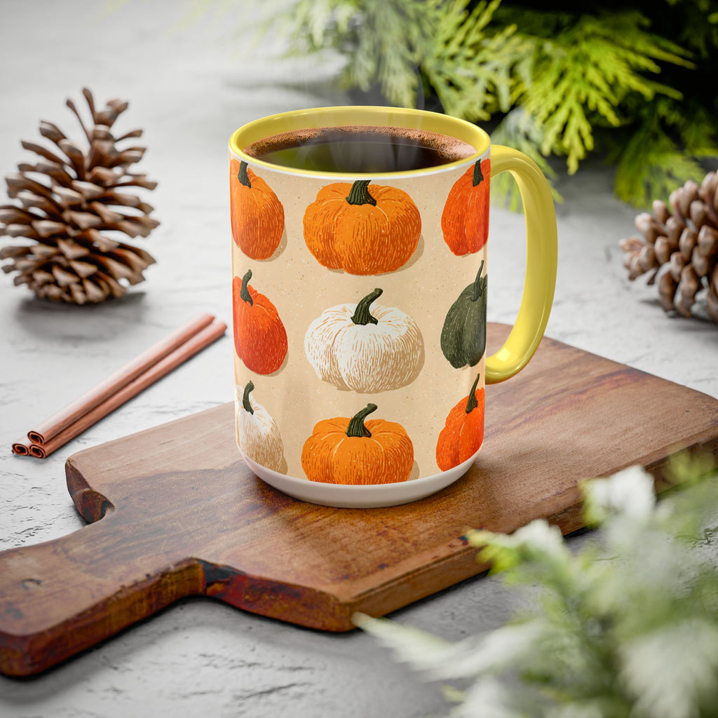 Autumn Pumpkin Mugs - Cozy Coffee Cups for Fall, Seasonal Drinkware, Thanksgiving Gifts, Home Decor, Pumpkin Spice Lovers