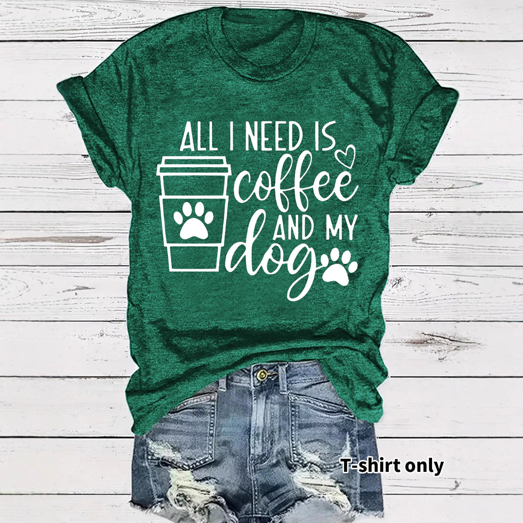 Top Girl Dog Coffee Letter