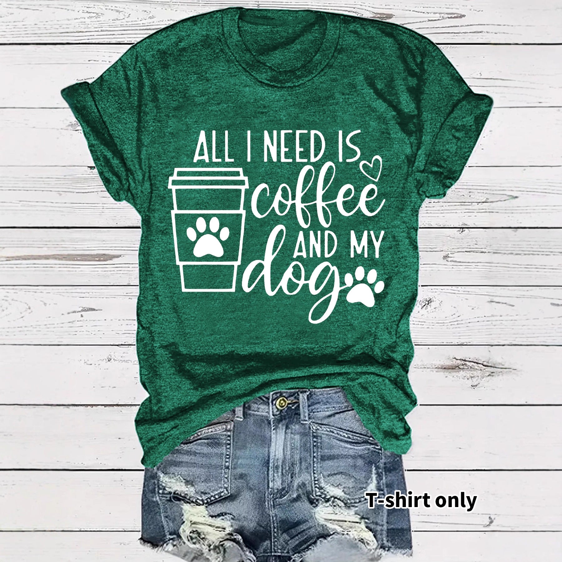 Top Girl Dog Coffee Letter