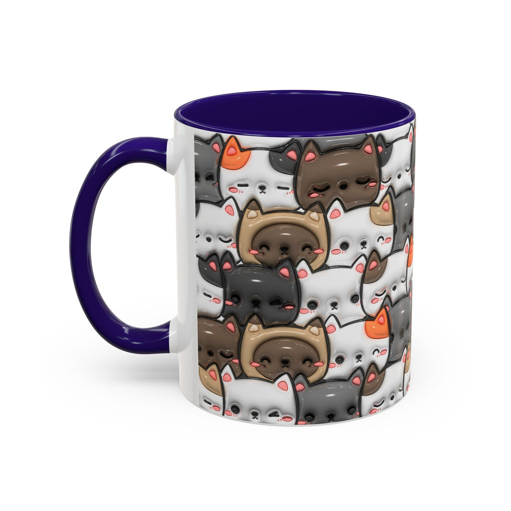 Colorful Cat Mugs - Cute Pet Lover Gift, Cat-Themed Coffee Cup, Cat Lover's Mug, Fun Kitchen Decor, Feline Art Drinkware