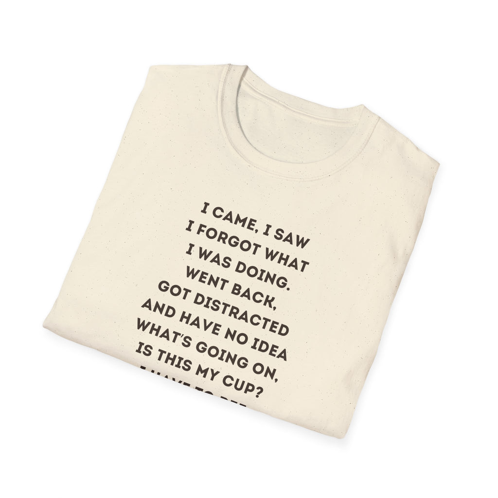 Funny Forgetful Grandpa Quote T-Shirt | Cute Elderly Character Tee